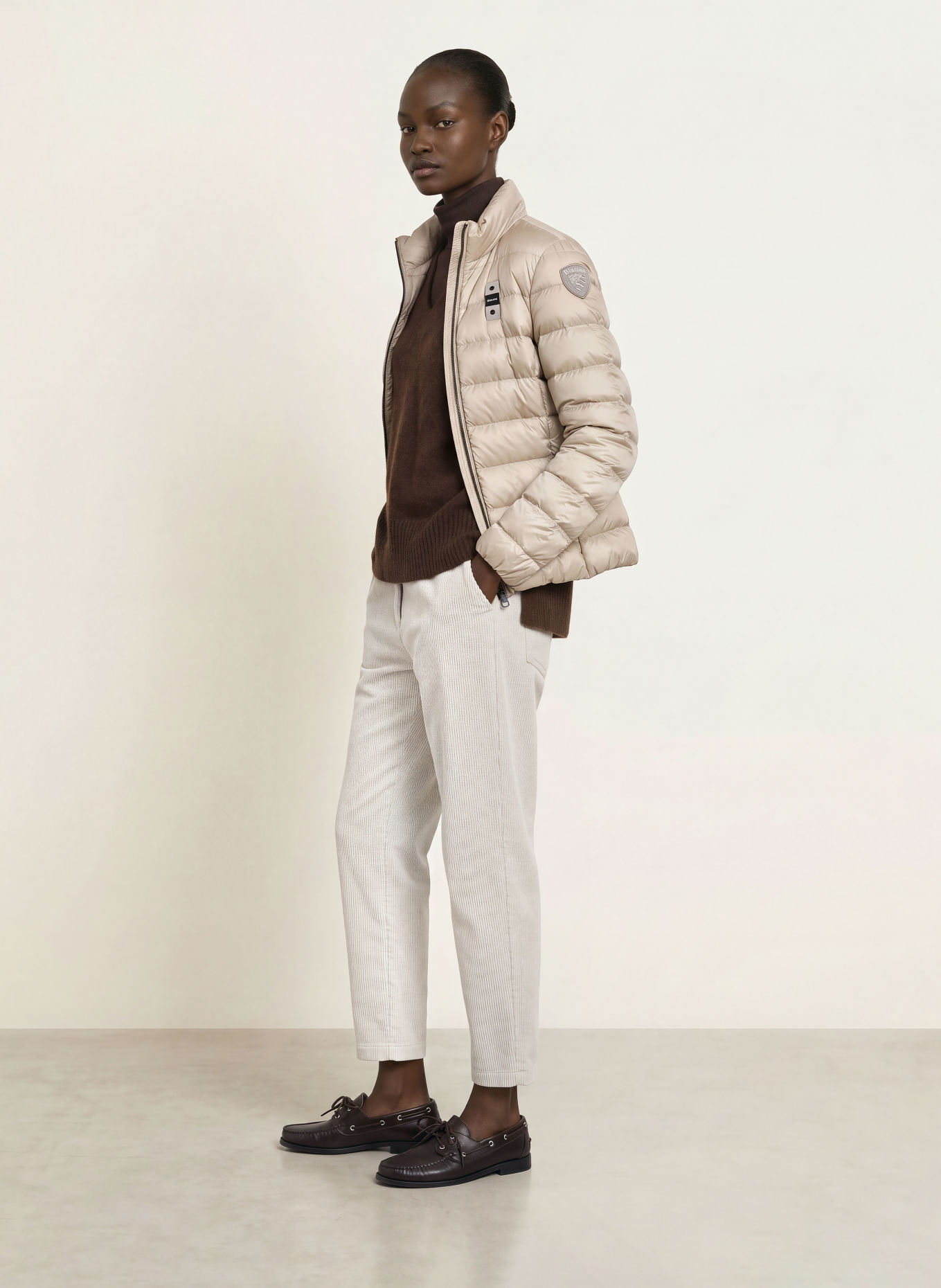 Blauer GEORGI Lightweight Down Jacket: BEIGE