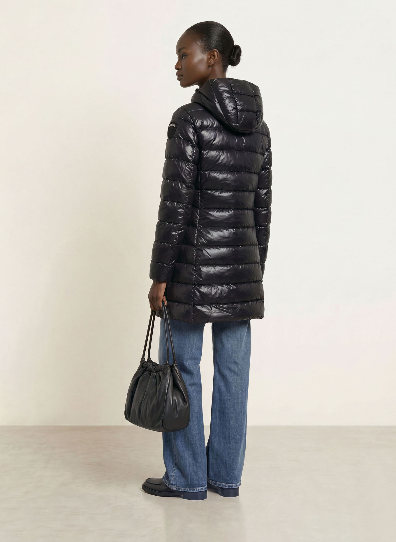 Blauer Manteau matelassé ADELAIDE: NOIR
