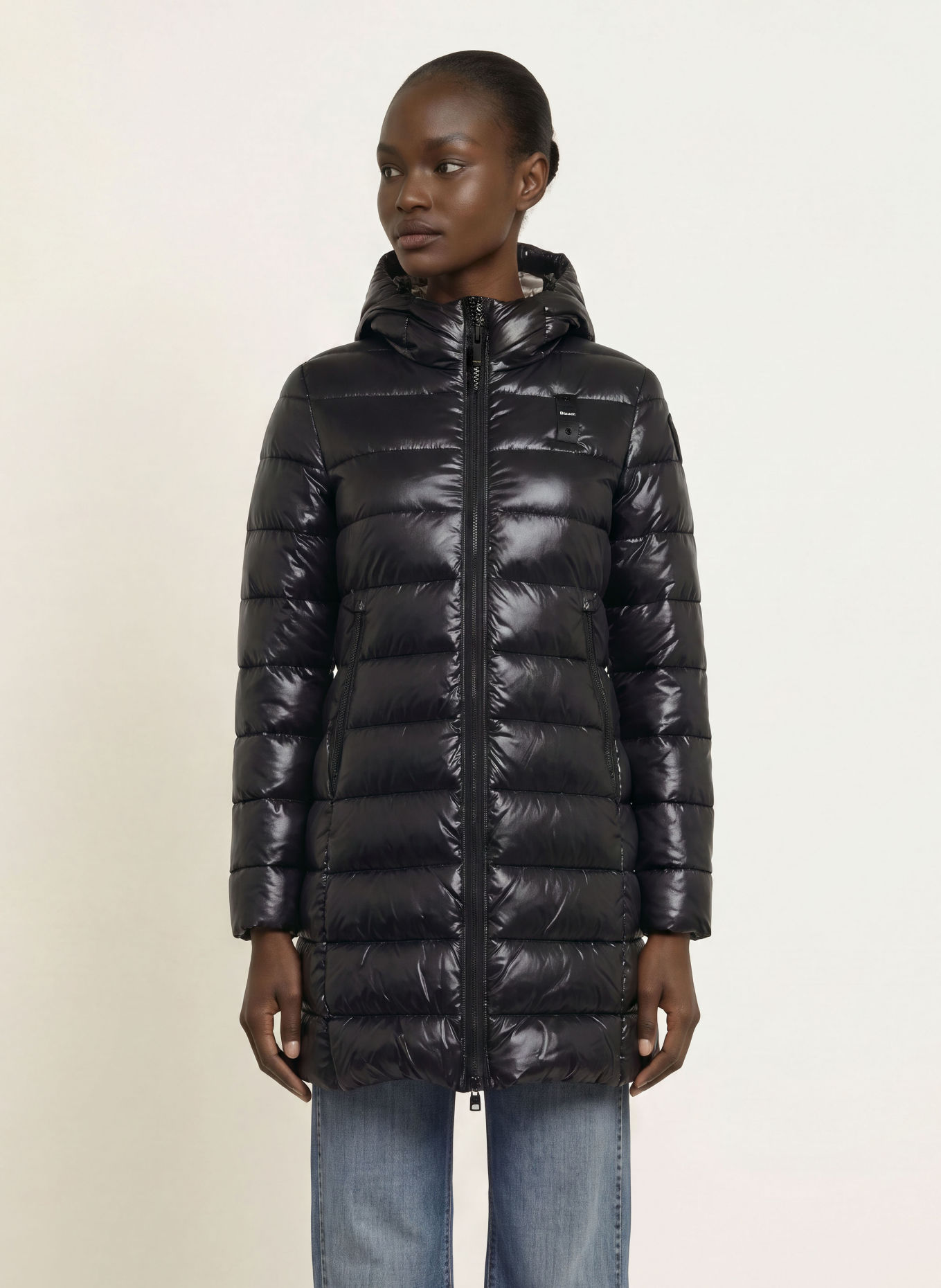 Blauer Manteau matelassé ADELAIDE: NOIR