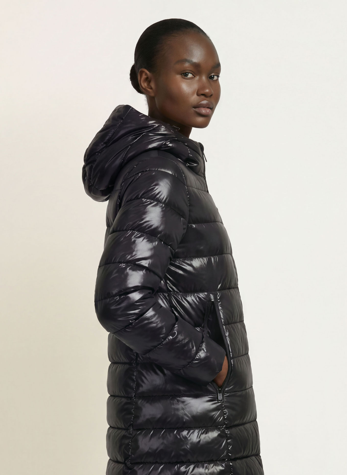 Blauer Manteau matelassé ADELAIDE: NOIR