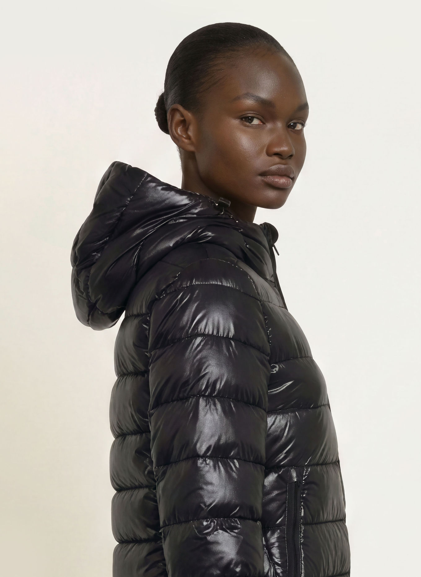 Blauer Manteau matelassé ADELAIDE: NOIR