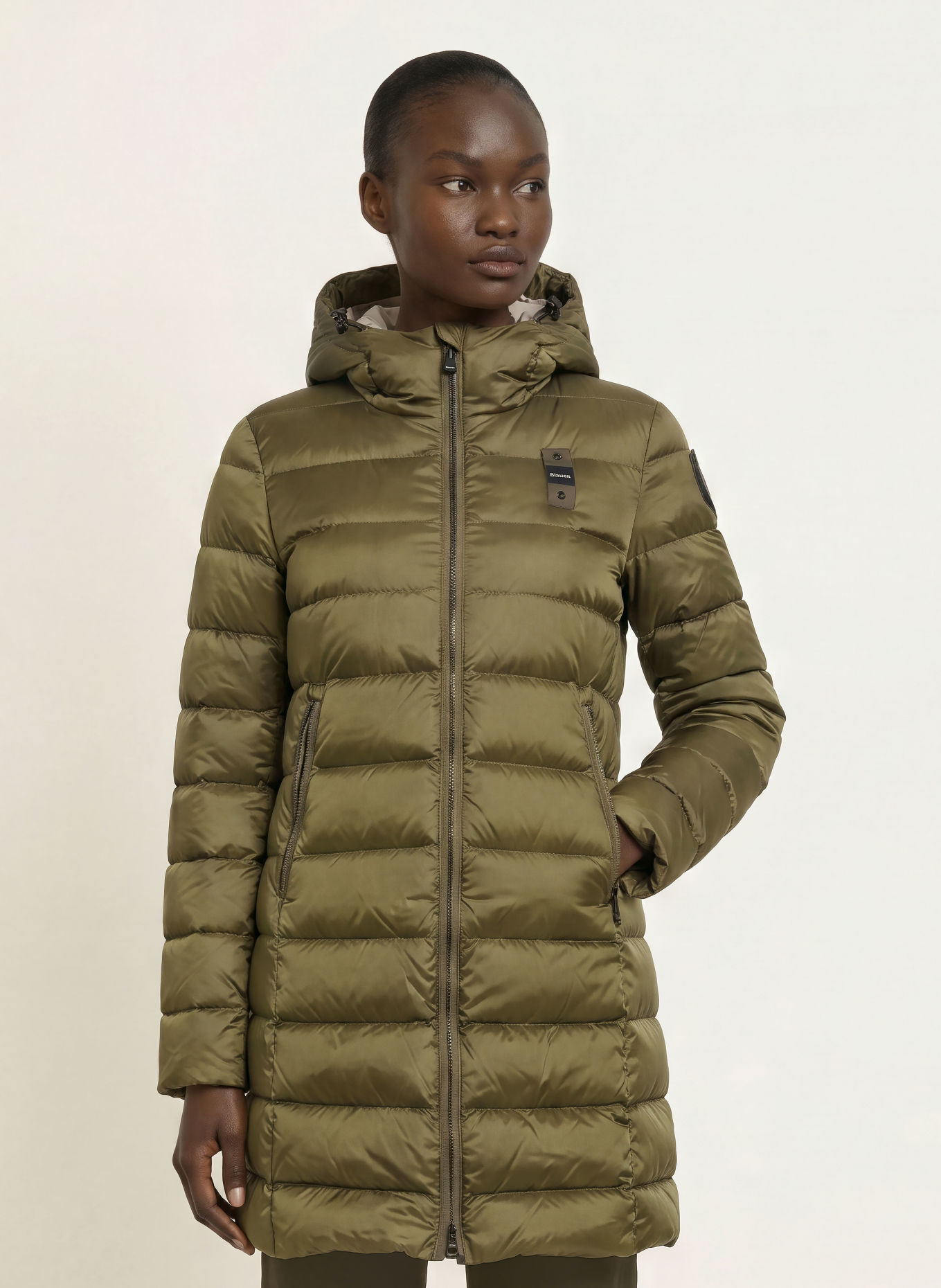Blauer Doudoune longue légère AGNES: KAKI