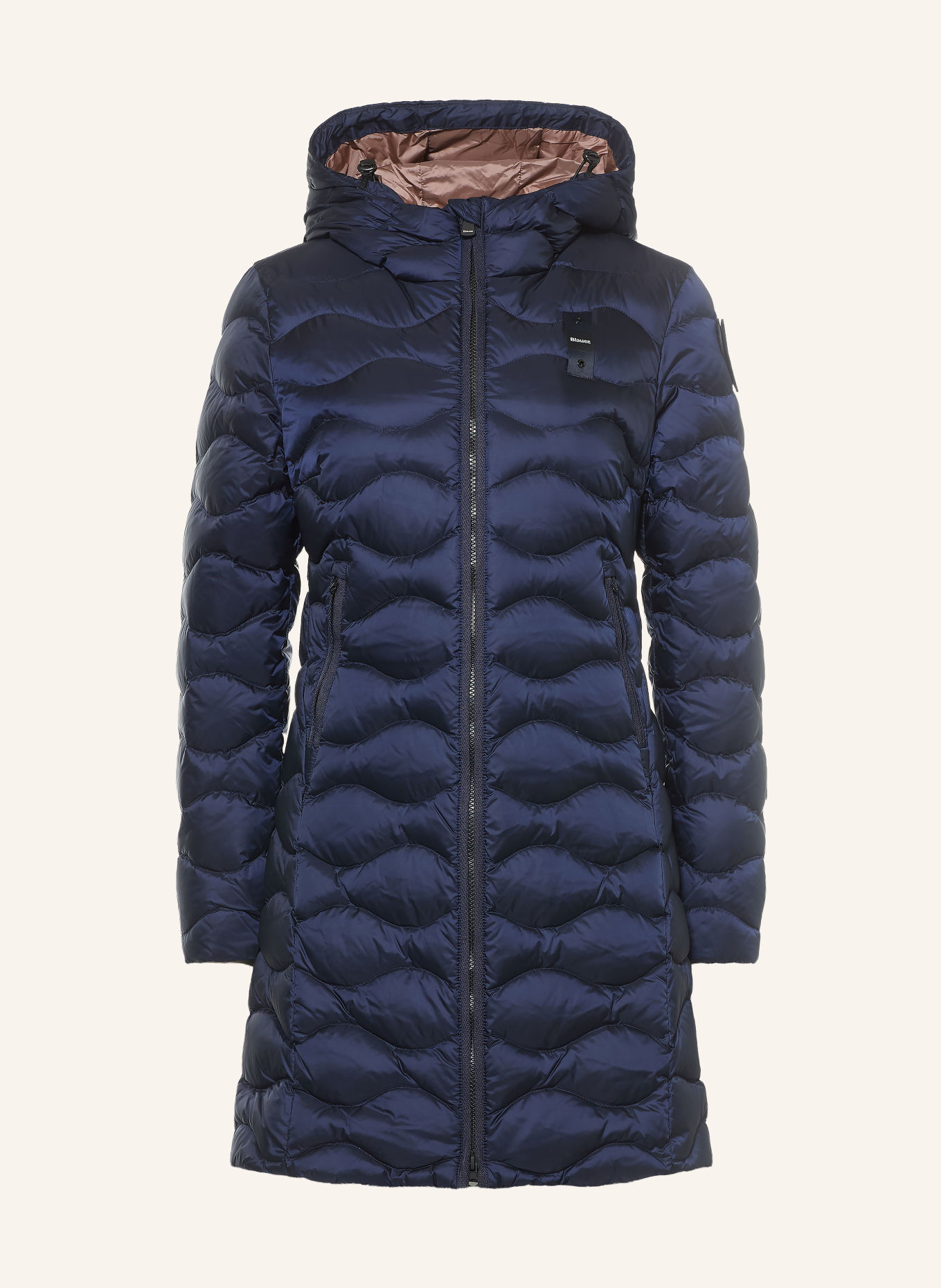 Blauer LYNE Down Jacket with Rhinestones: DARK BLUE