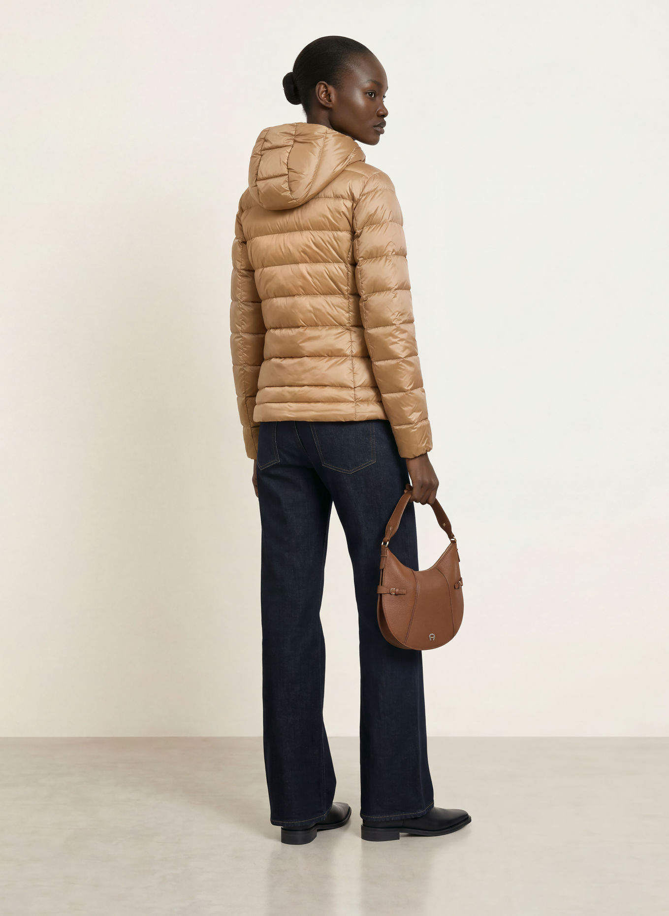 Blauer Lightweight donsjas CHARME: CAMEL / ZILVER / ZWART