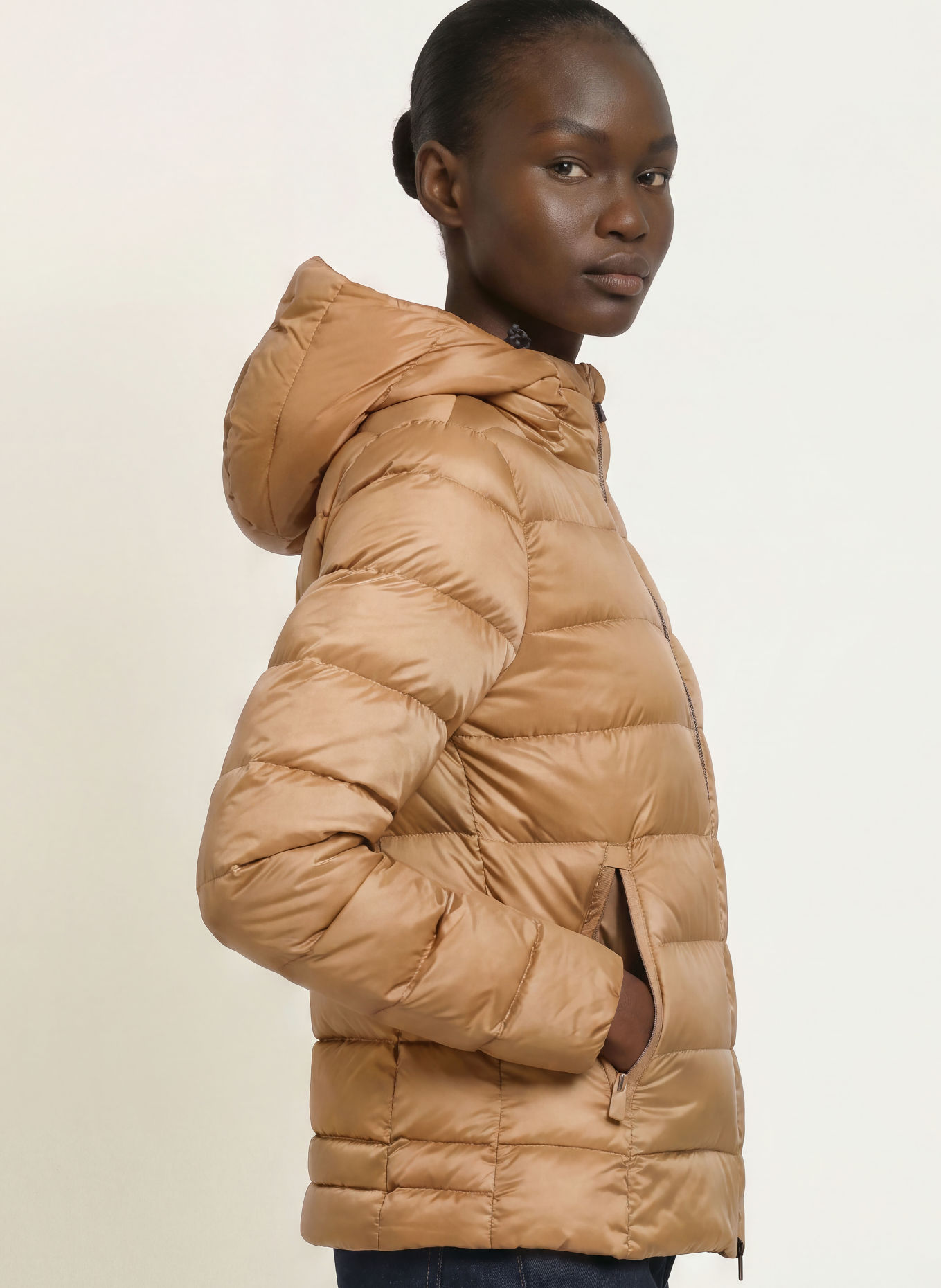 Blauer Lightweight donsjas CHARME: CAMEL / ZILVER / ZWART