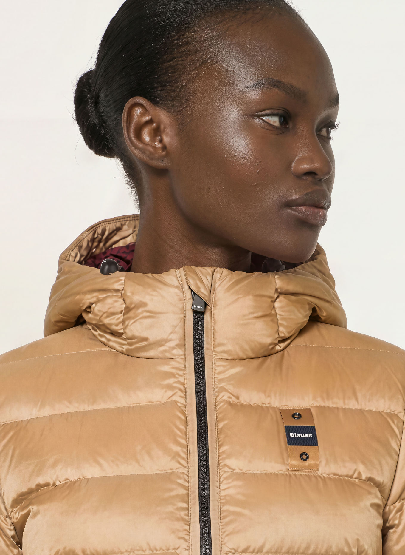 Blauer Lightweight donsjas CHARME: CAMEL / ZILVER / ZWART
