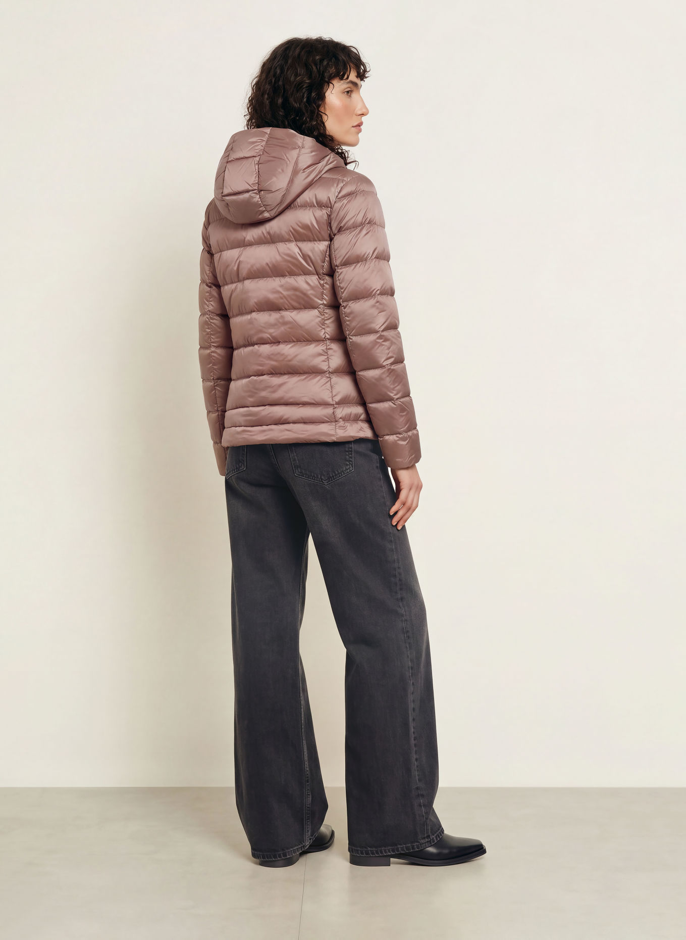 Blauer Lightweight donsjas CHARME: BRUIN / ZILVER / ZWART