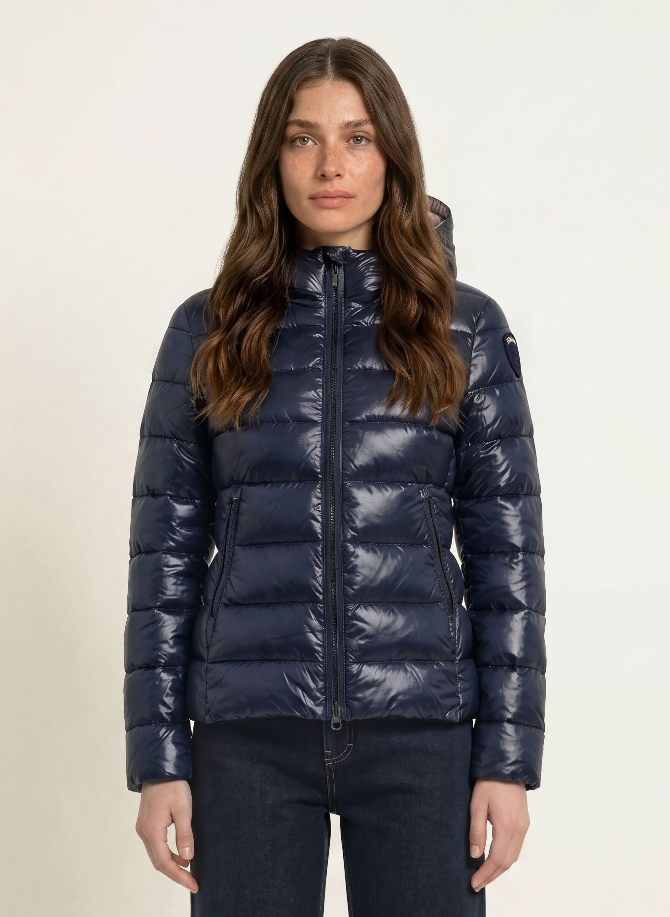 Blauer Steppjacke CAROLL: DUNKELBLAU