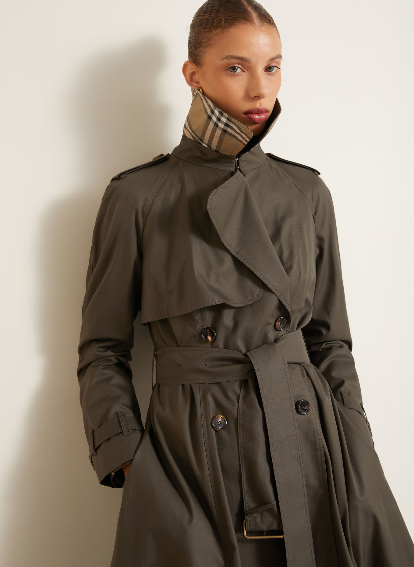 BURBERRY Trenchcoat PEMBURY: DUNKELBRAUN