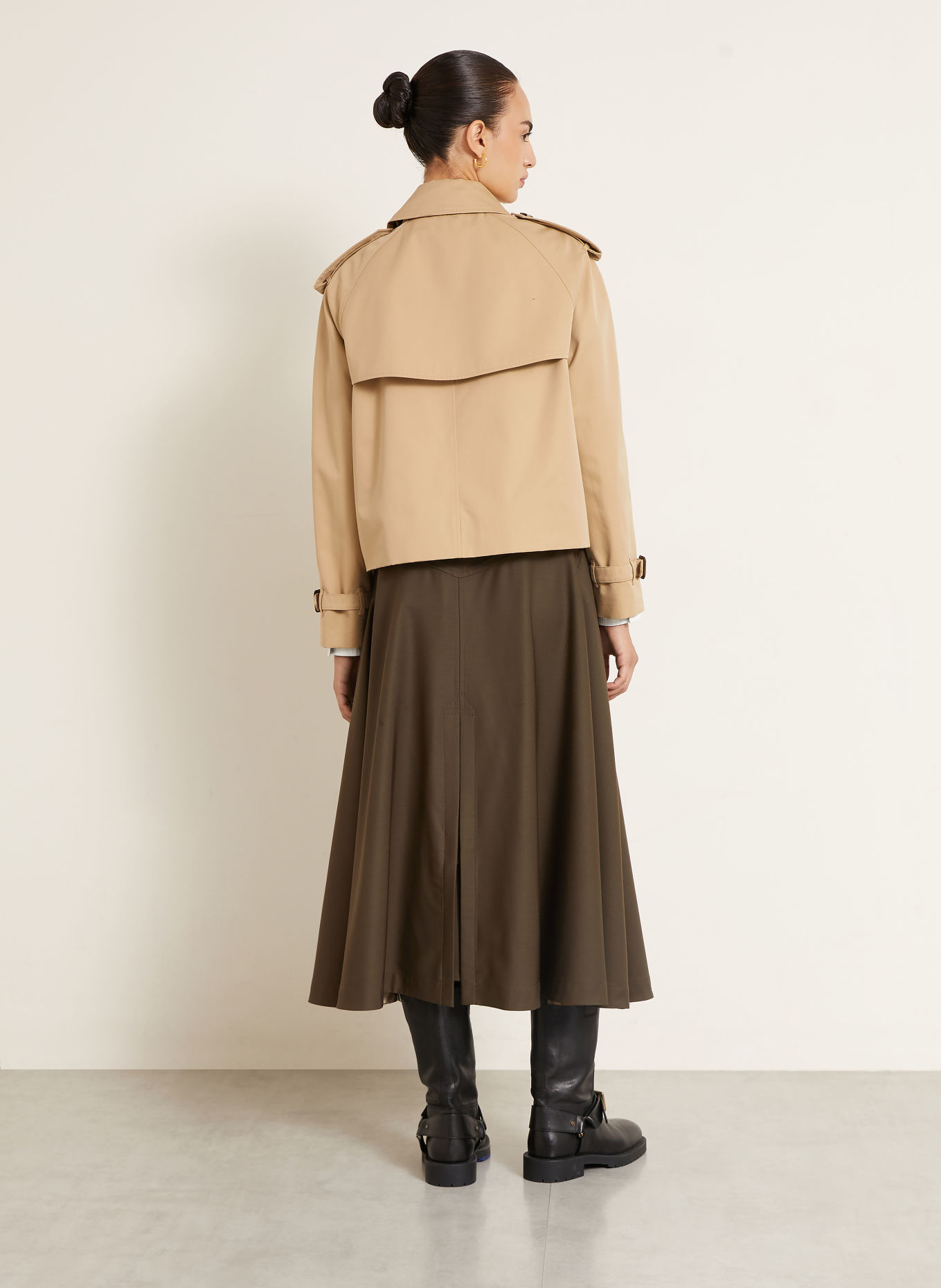 BURBERRY HALTYE Trench coat jacket: CAMEL