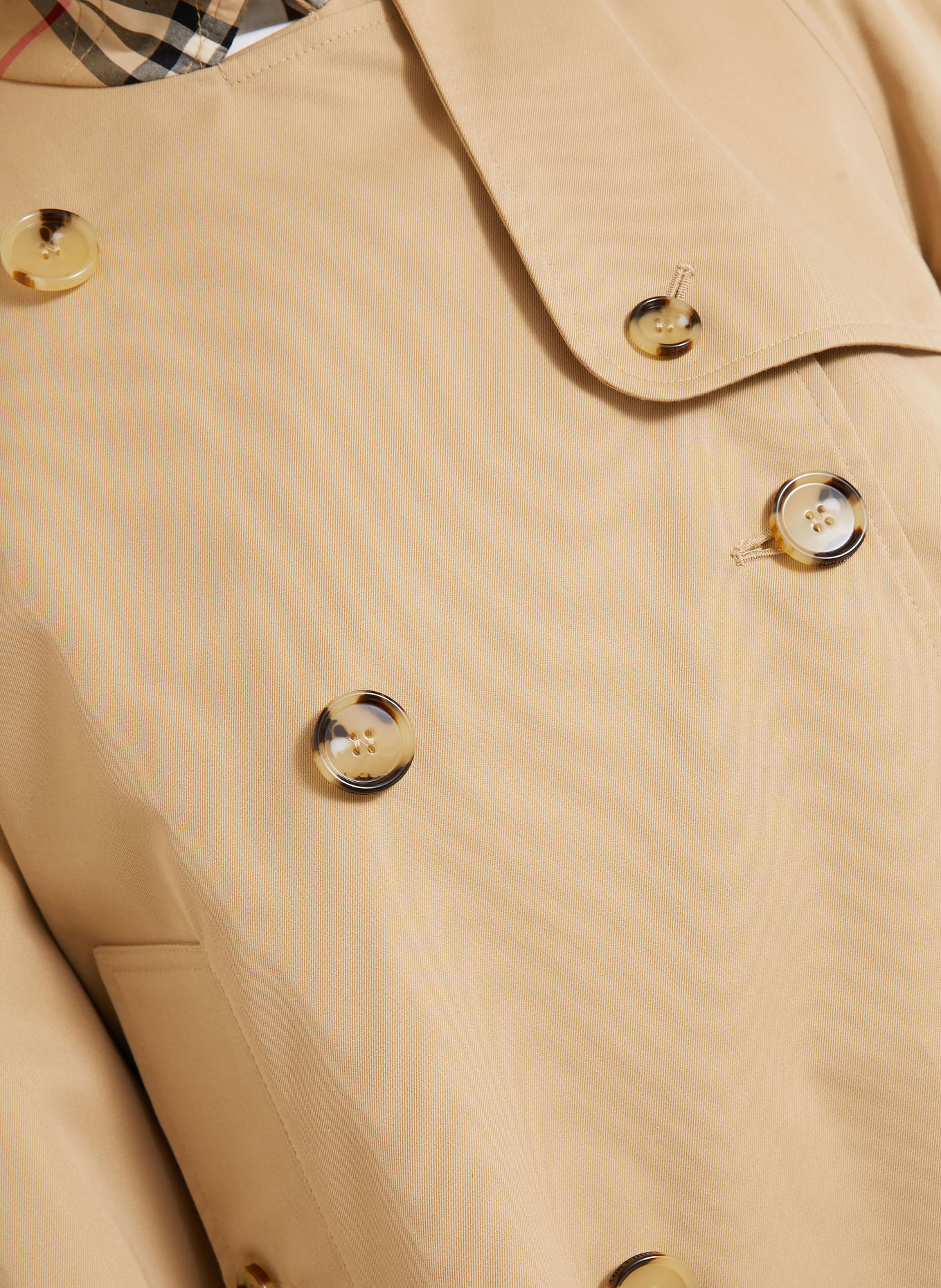 BURBERRY HALTYE Trench coat jacket: CAMEL