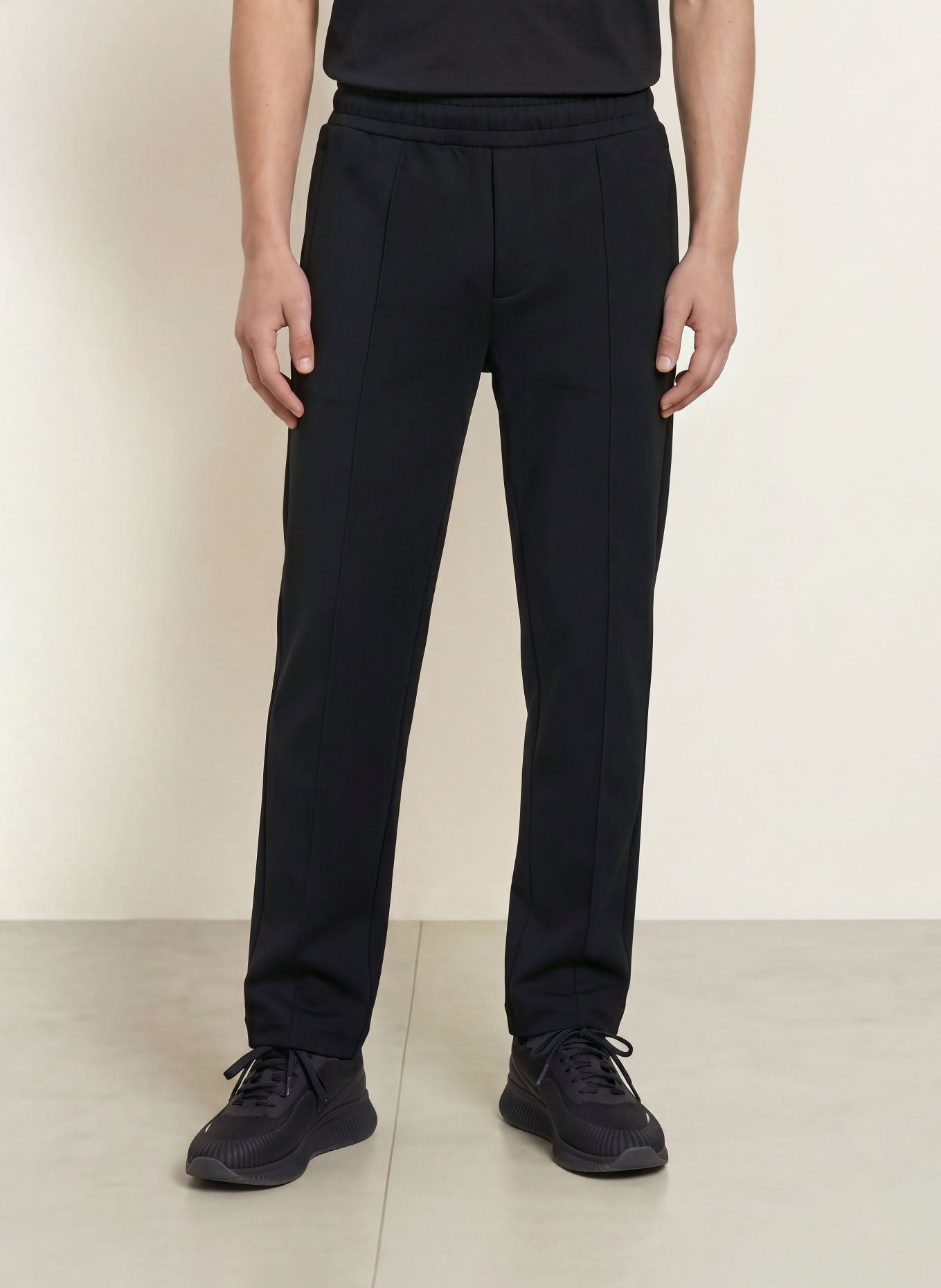 BOSS Hose LEVETE im Jogging-Stil: SCHWARZ