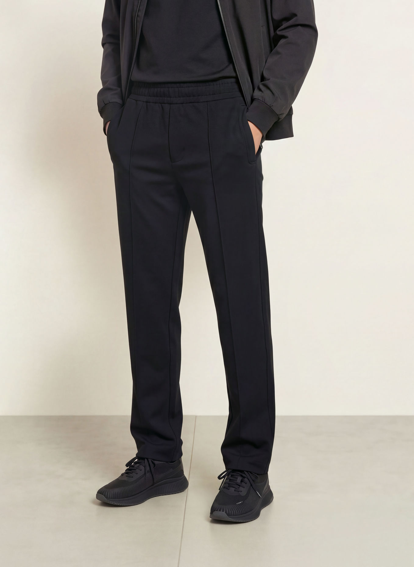 BOSS Hose LEVETE im Jogging-Stil: SCHWARZ