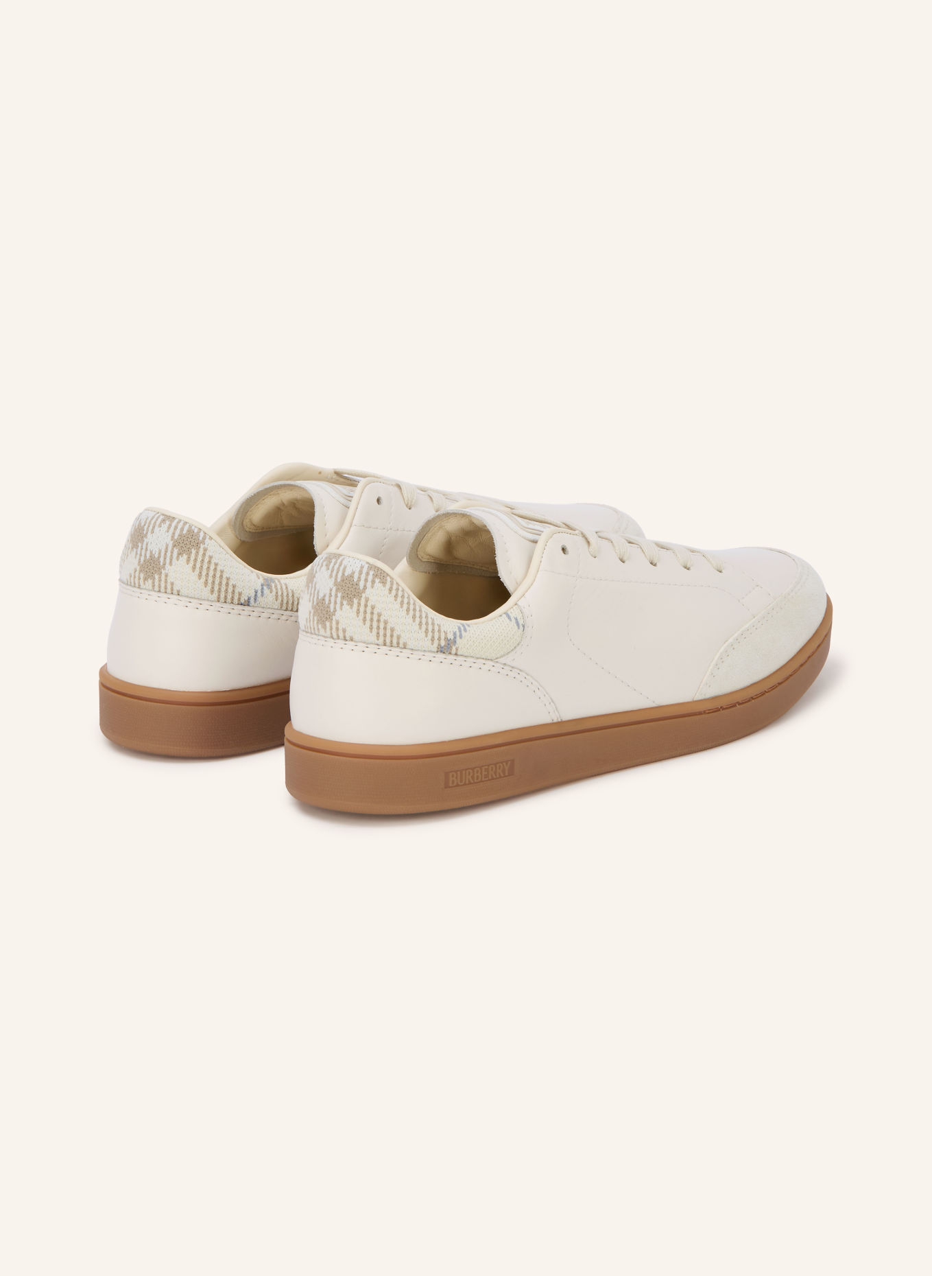 BURBERRY Zestaw sneakersów: KREMOWY / BEŻOWY / SZARONIEBIESKI