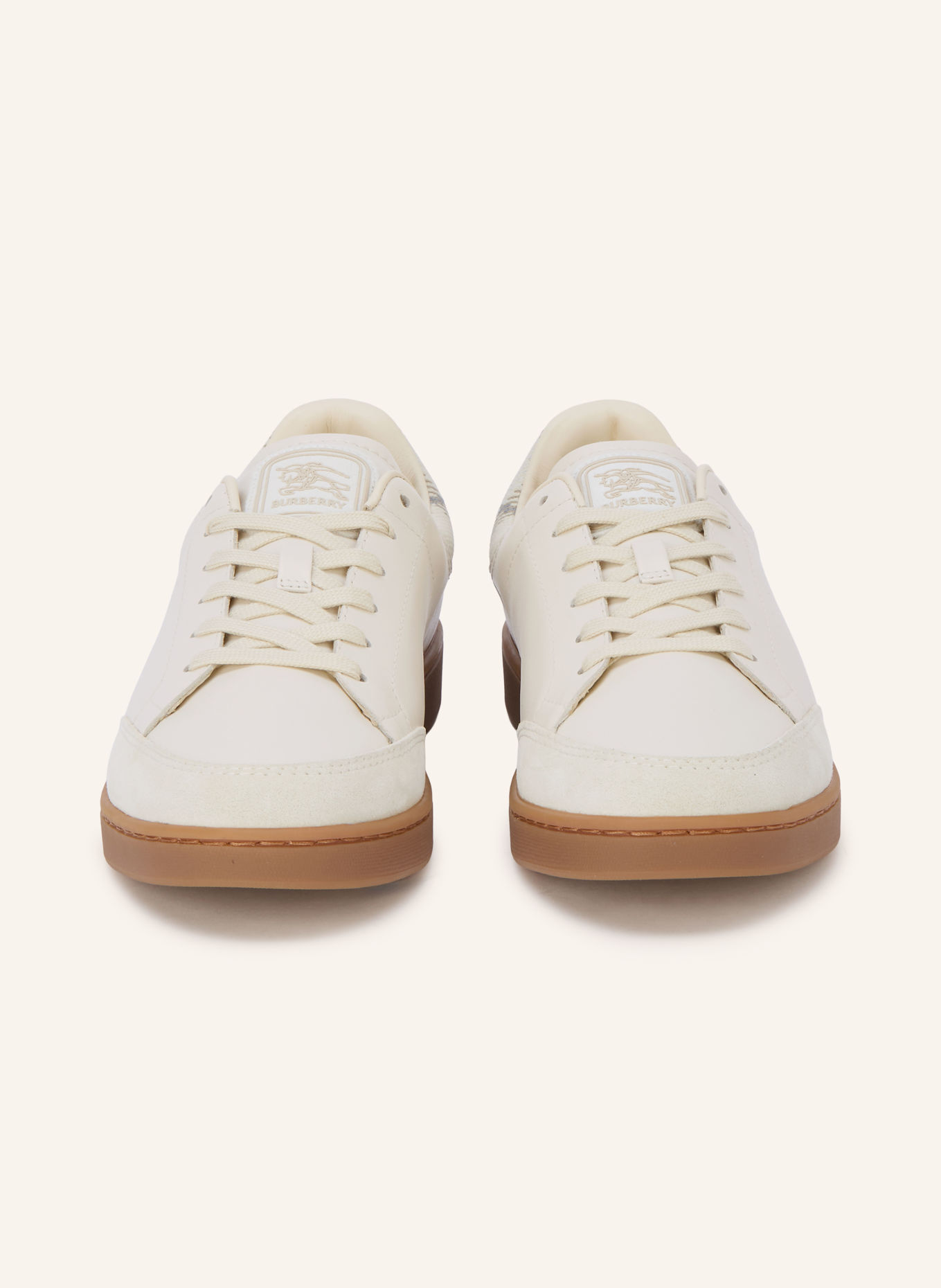 BURBERRY Zestaw sneakersów: KREMOWY / BEŻOWY / SZARONIEBIESKI