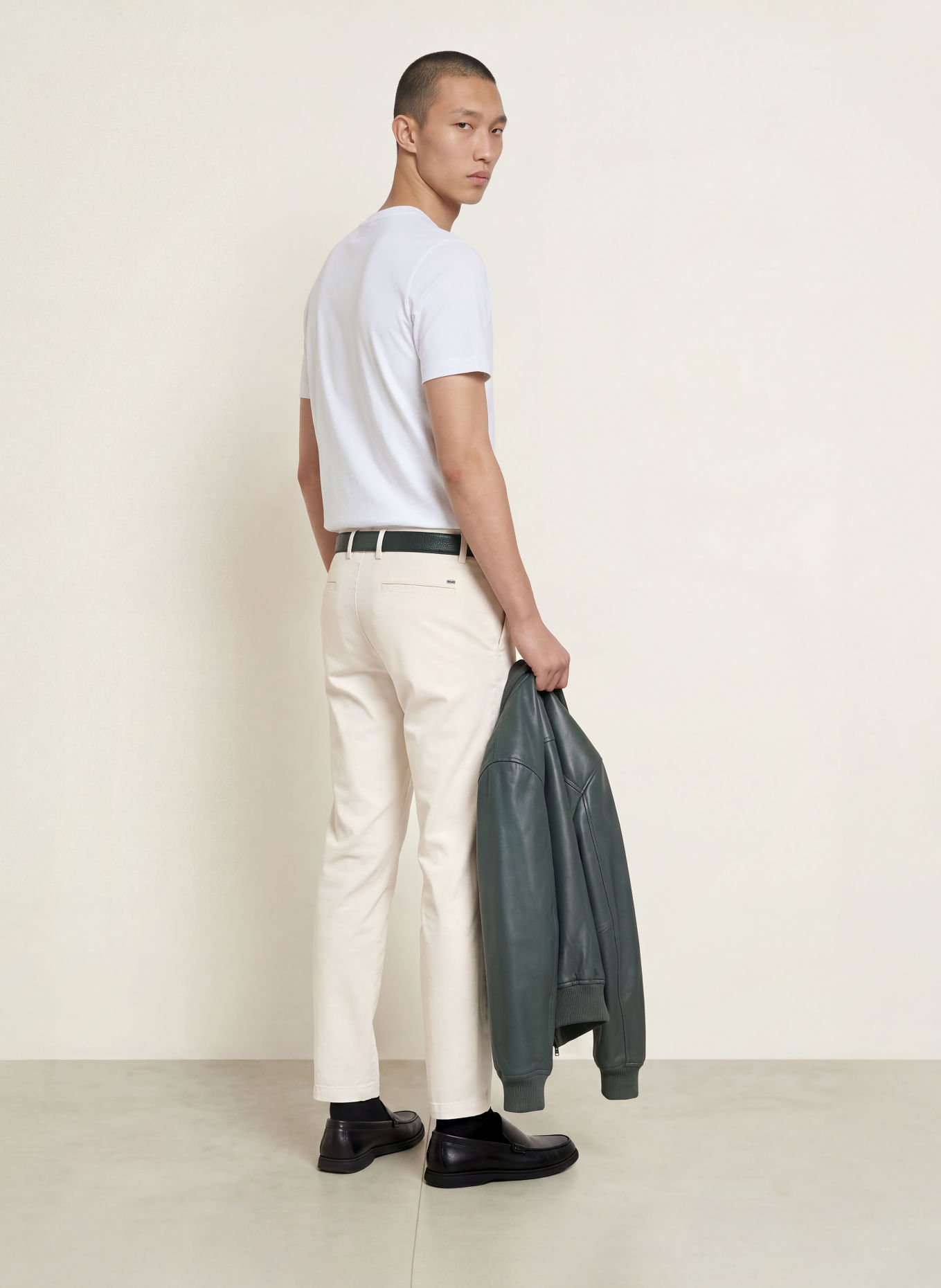BOSS T-shirt THOMPSON: BLANC