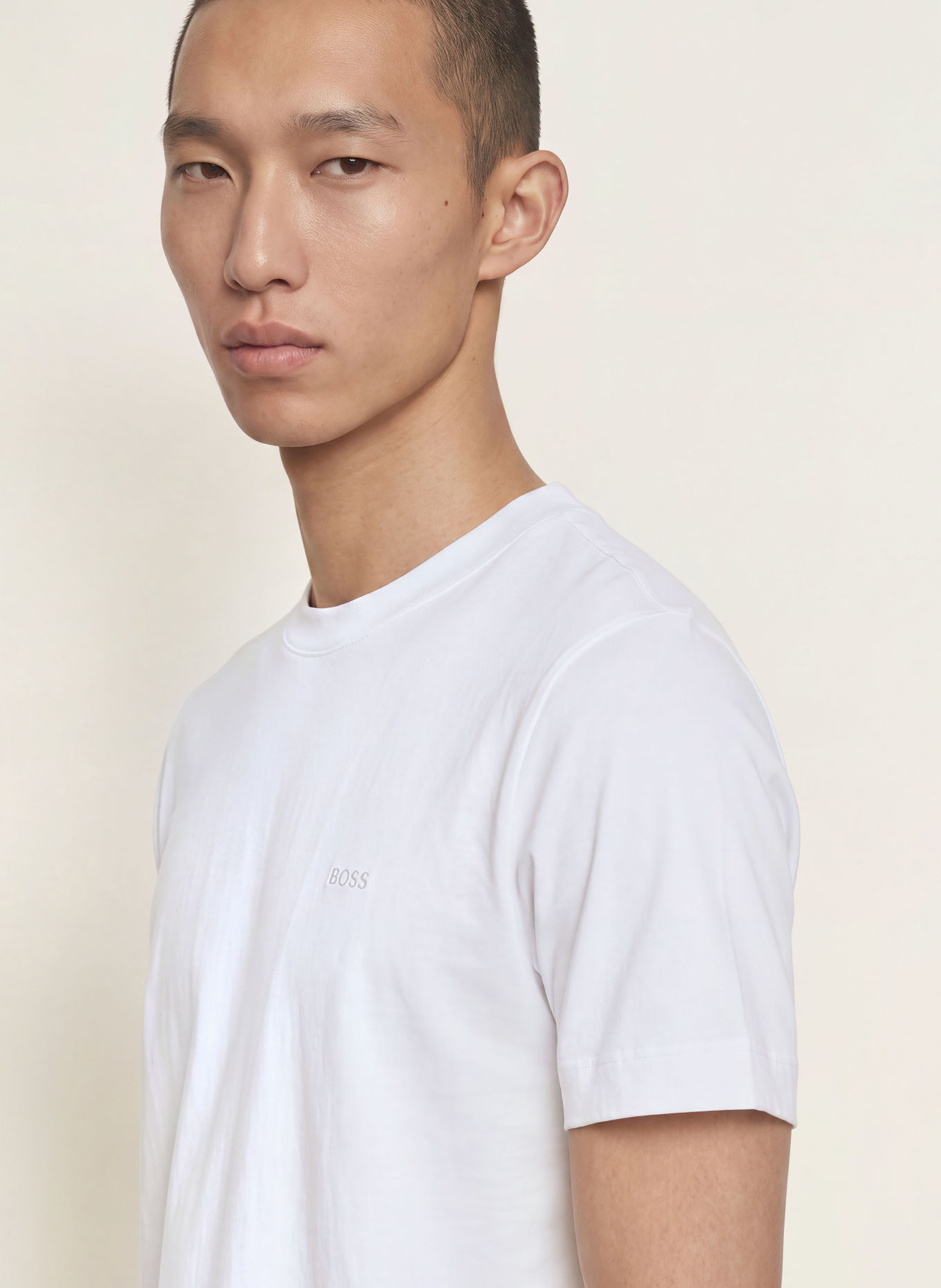 BOSS T-shirt THOMPSON: BLANC