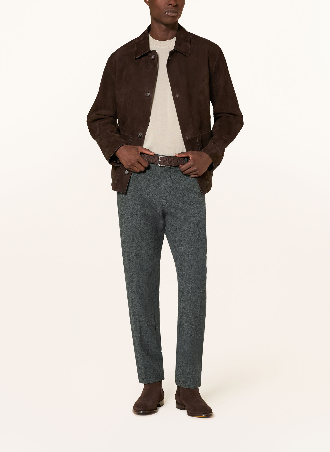 BOSS Chino KANE1 Regular Fit: DUNKELGRAU