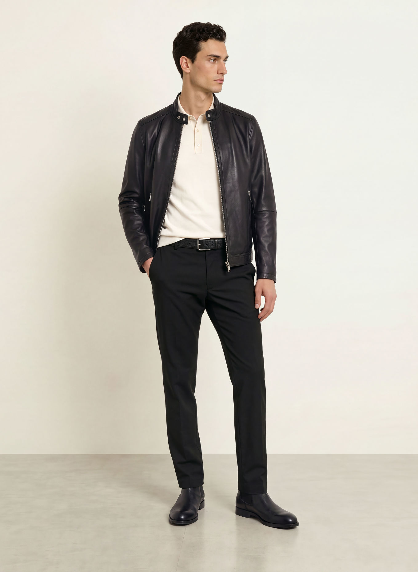 BOSS Chino KENT Straight Fit: SCHWARZ