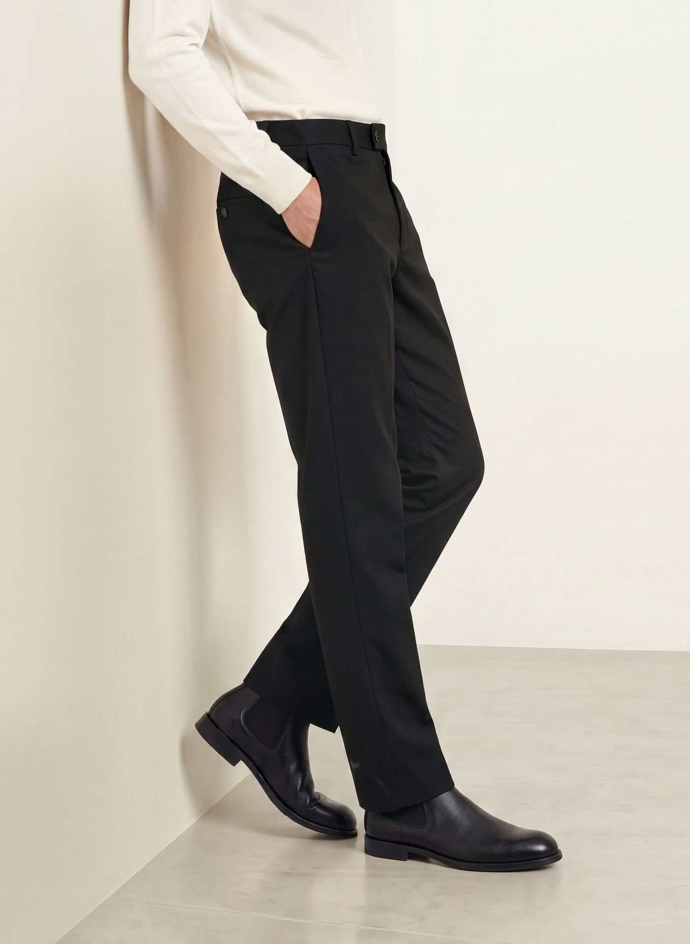 BOSS Chino KENT Straight Fit: SCHWARZ