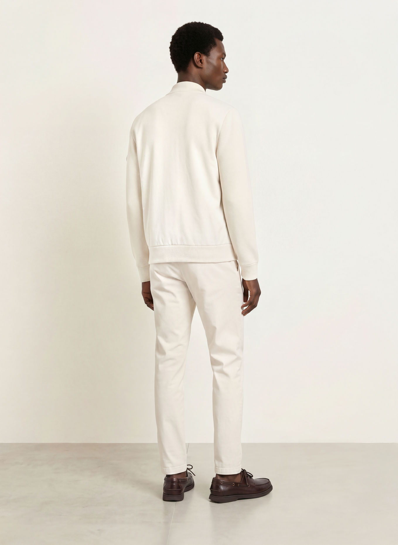 BOSS Blouson LEVAIO im Materialmix: ECRU