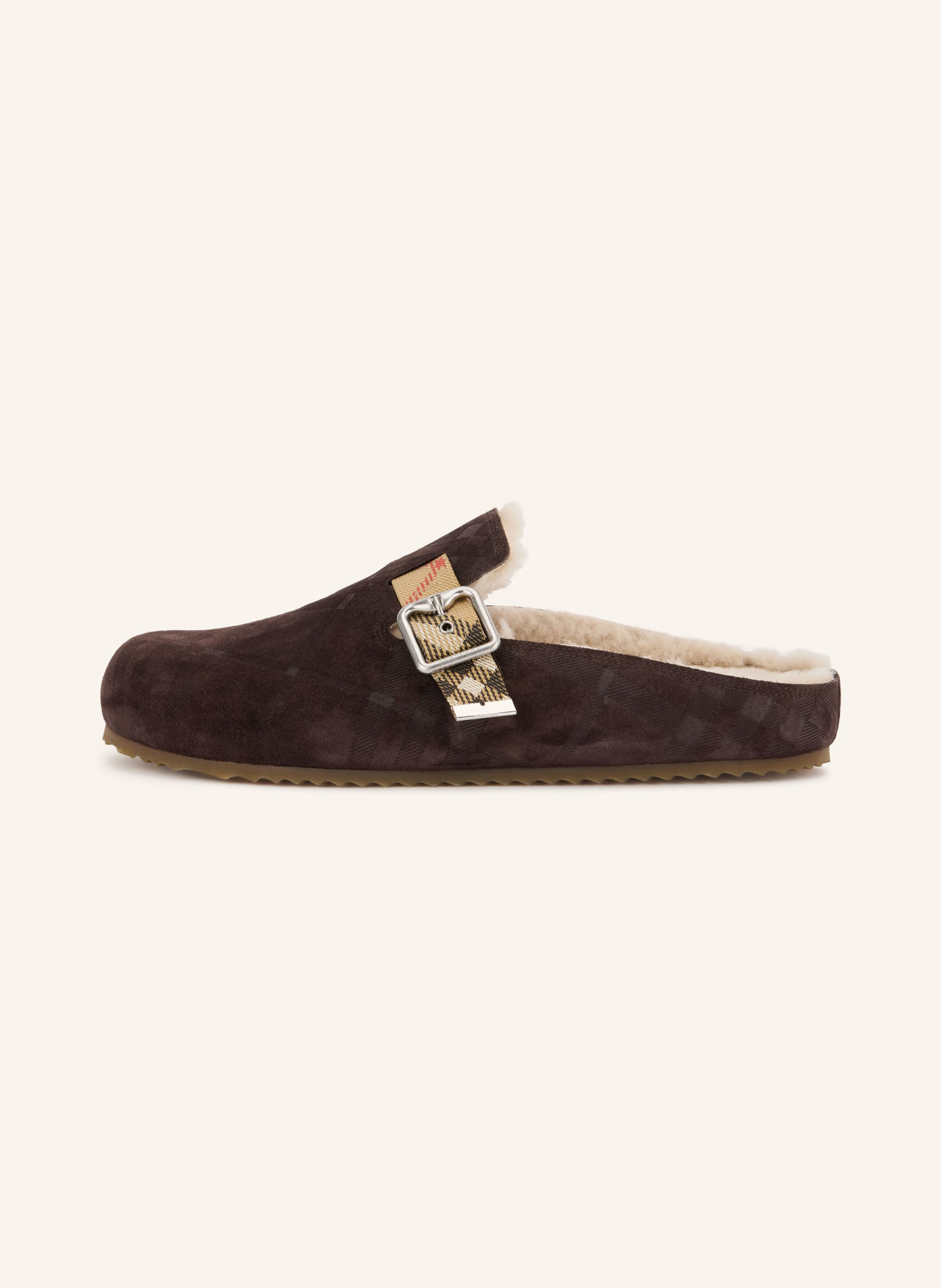 BURBERRY Muiltjes URCHIN: MARRON FONCÉ / ZILVER / BEIGE