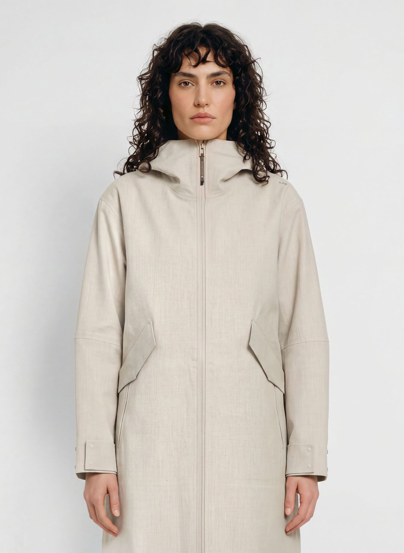 JEANNE BARET Parka HELLA: LICHTGRIJS