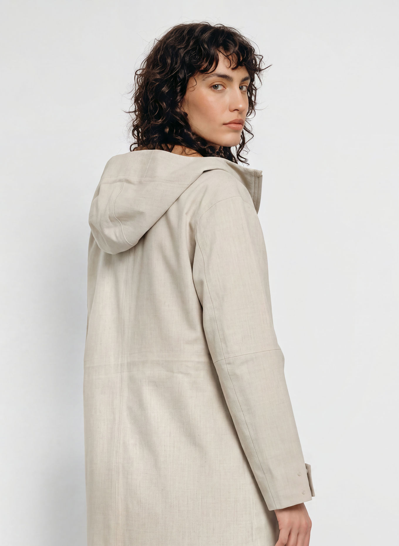 JEANNE BARET Parka HELLA: LICHTGRIJS