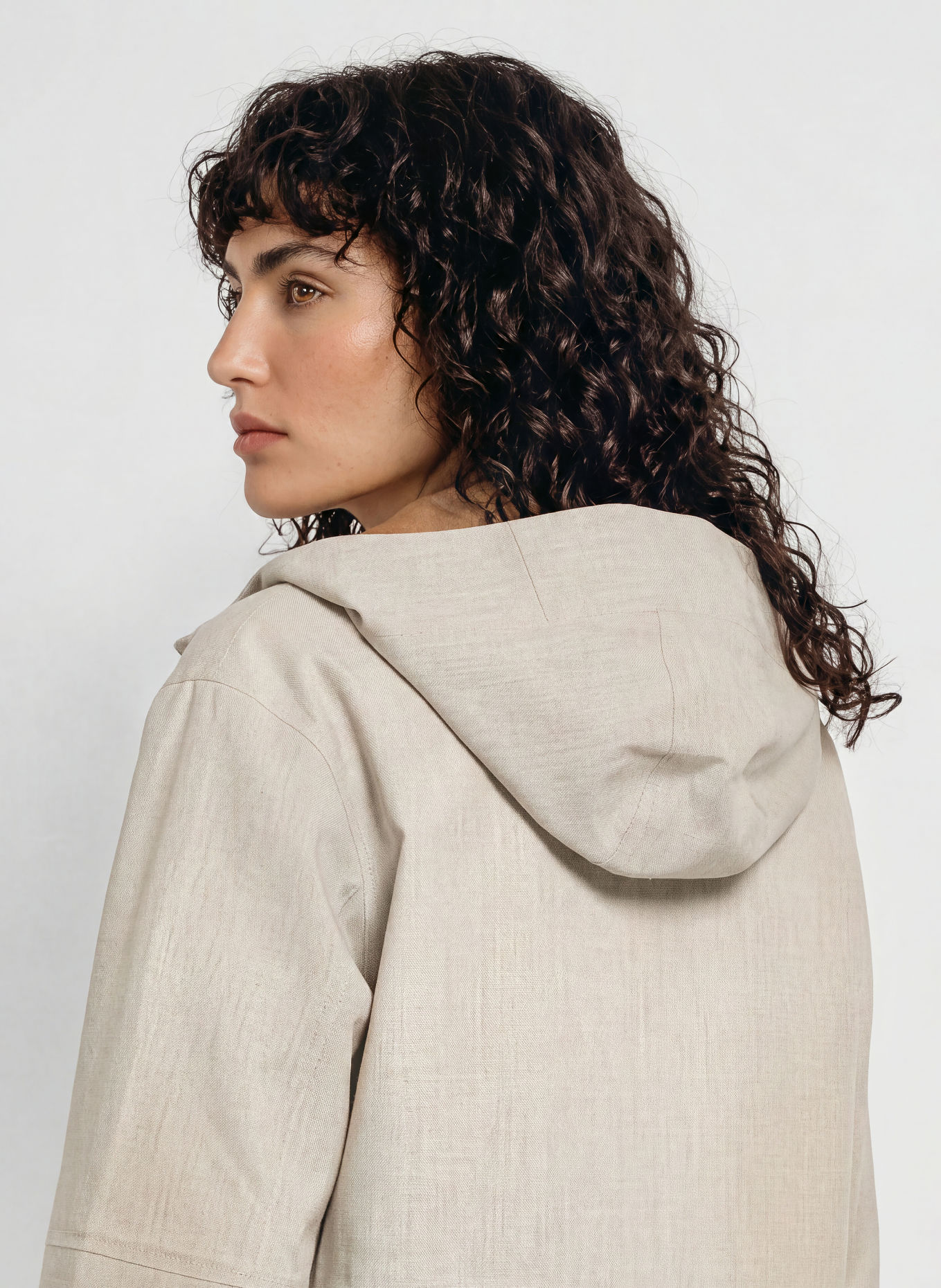 JEANNE BARET Parka HELLA: LICHTGRIJS