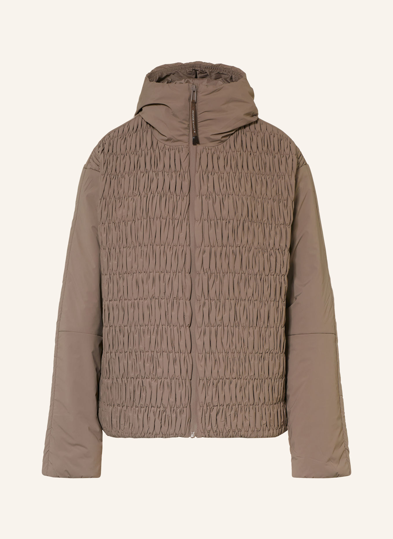 JEANNE BARET Gewatteerde jas SKYE: TAUPE