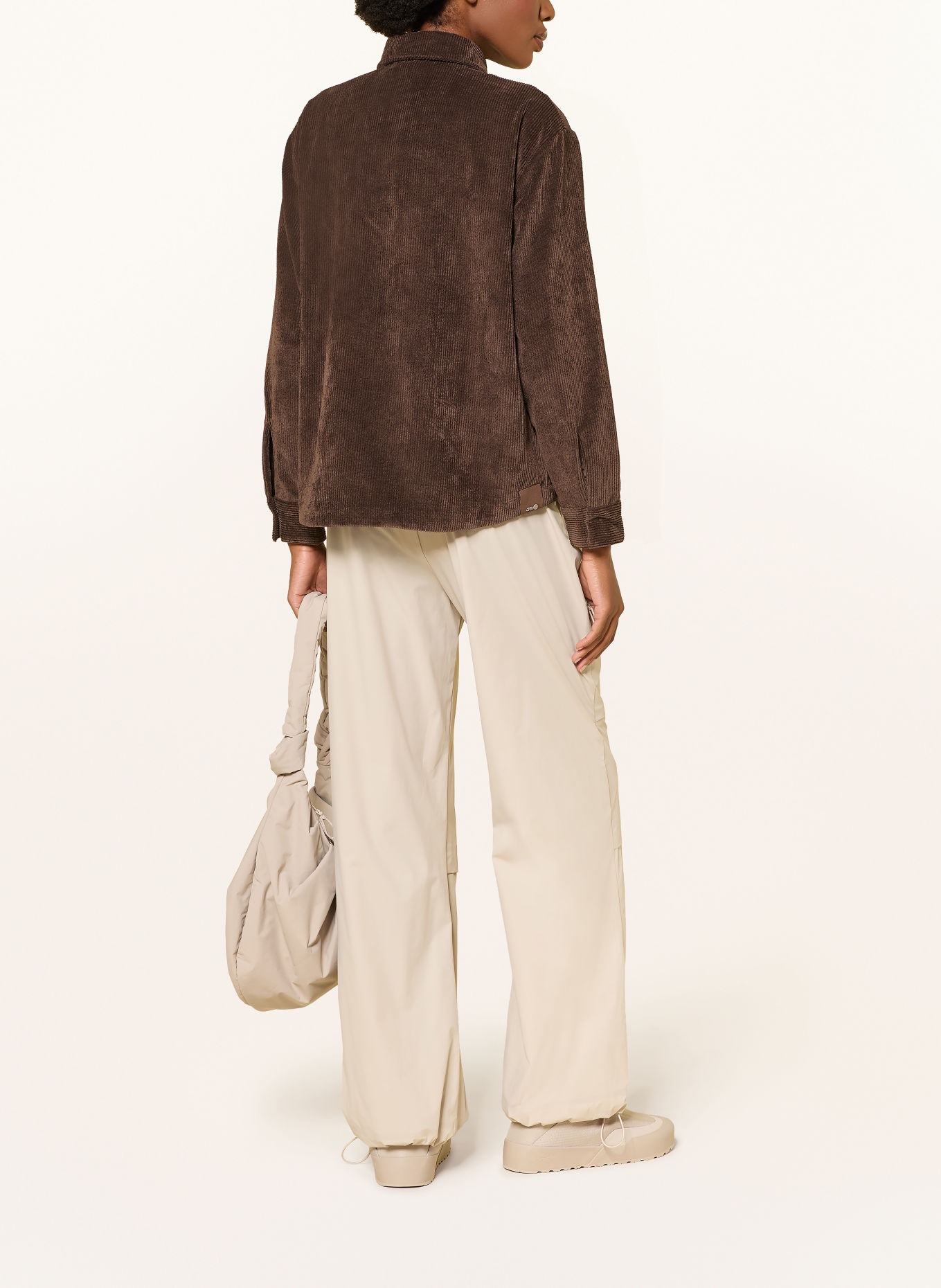 JEANNE BARET Overshirt FAROE aus Cord: DUNKELBRAUN
