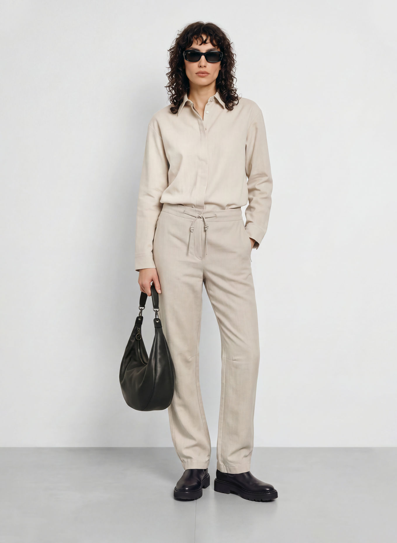 JEANNE BARET Flanellose HELLA: HELLGRAU