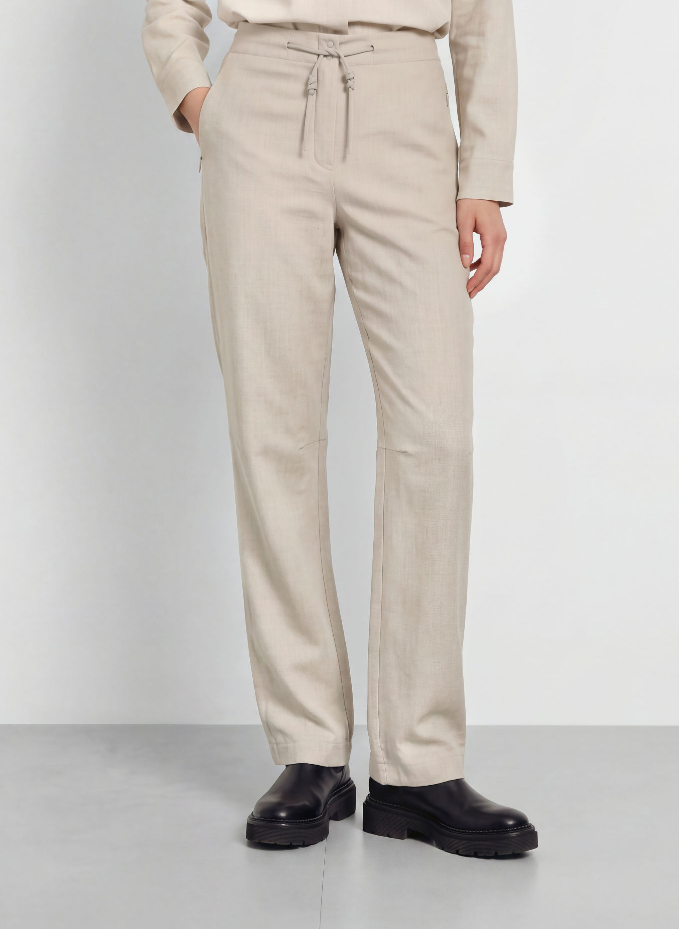 JEANNE BARET Flanellose HELLA: HELLGRAU