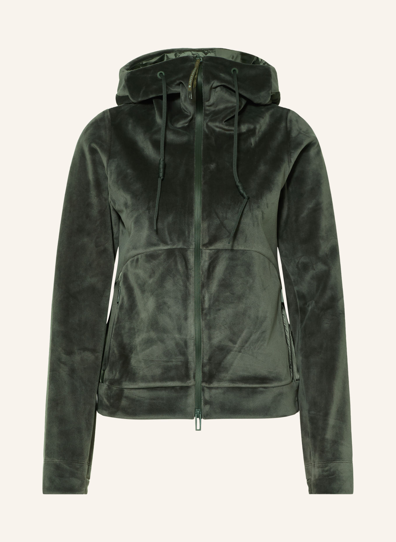 JEANNE BARET Fleecejas BOREAL: DONKERGROEN