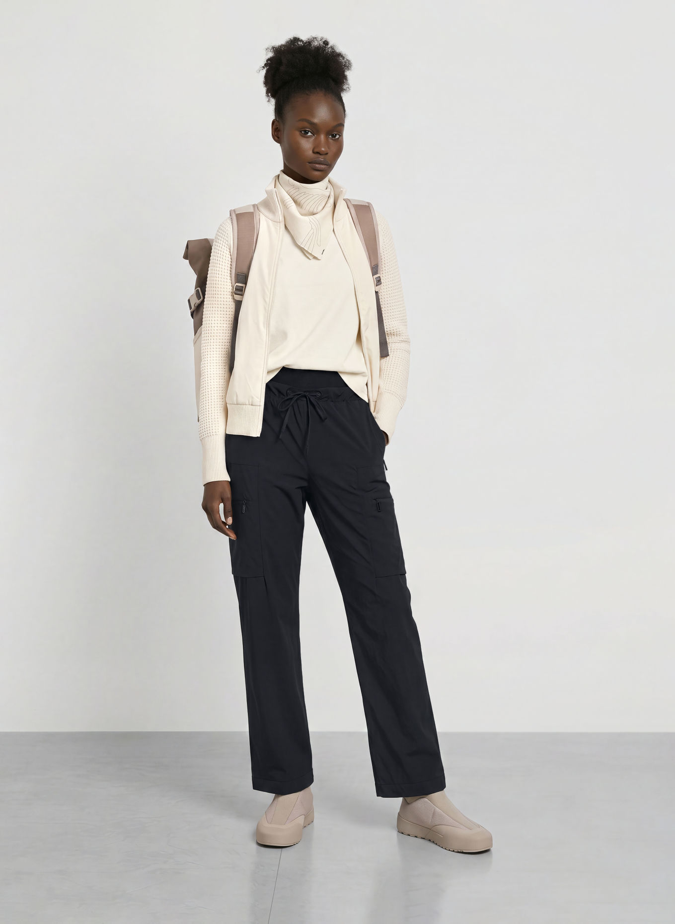 JEANNE BARET Cargohose SKYE: SCHWARZ