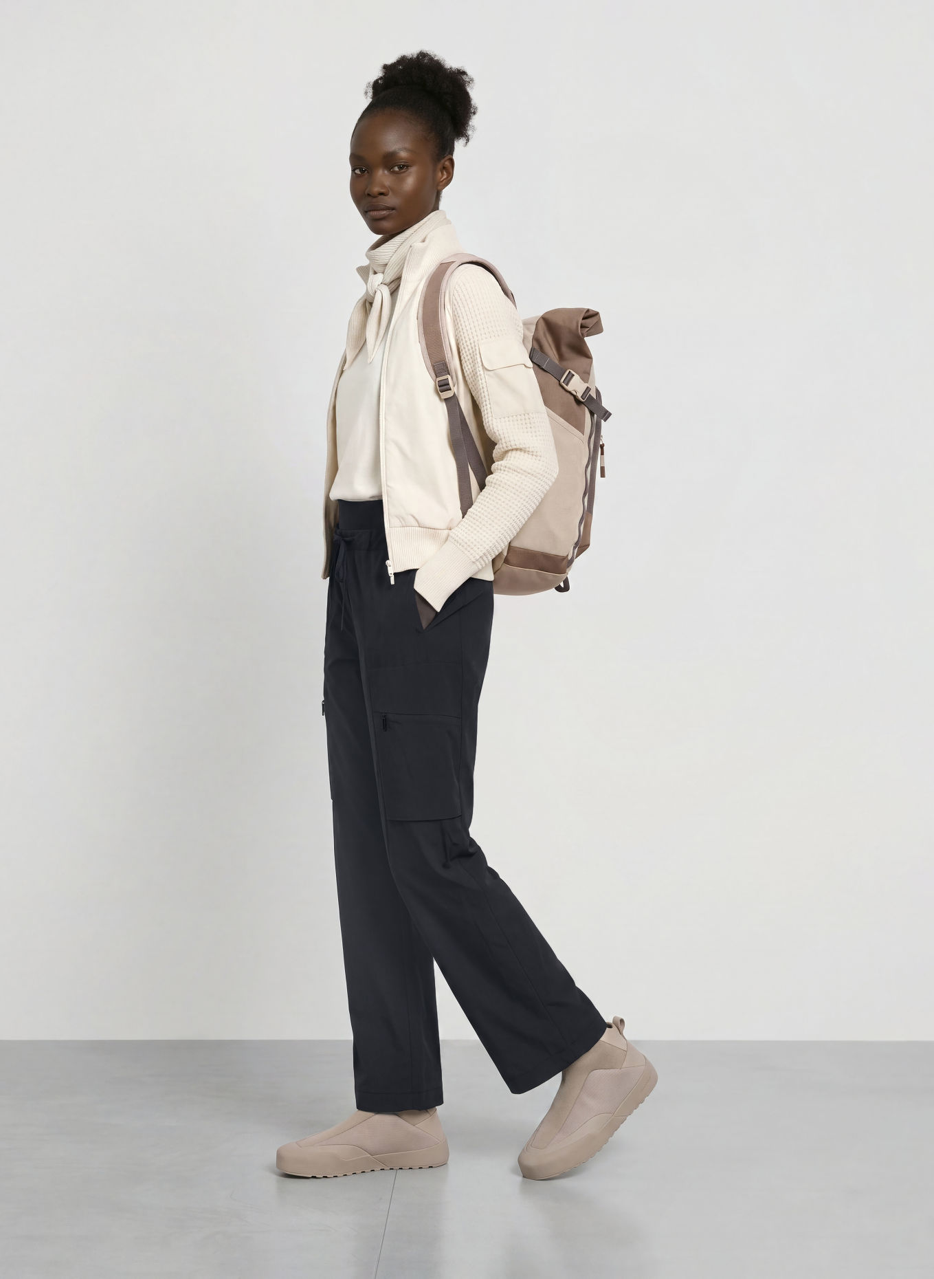 JEANNE BARET Cargohose SKYE: SCHWARZ