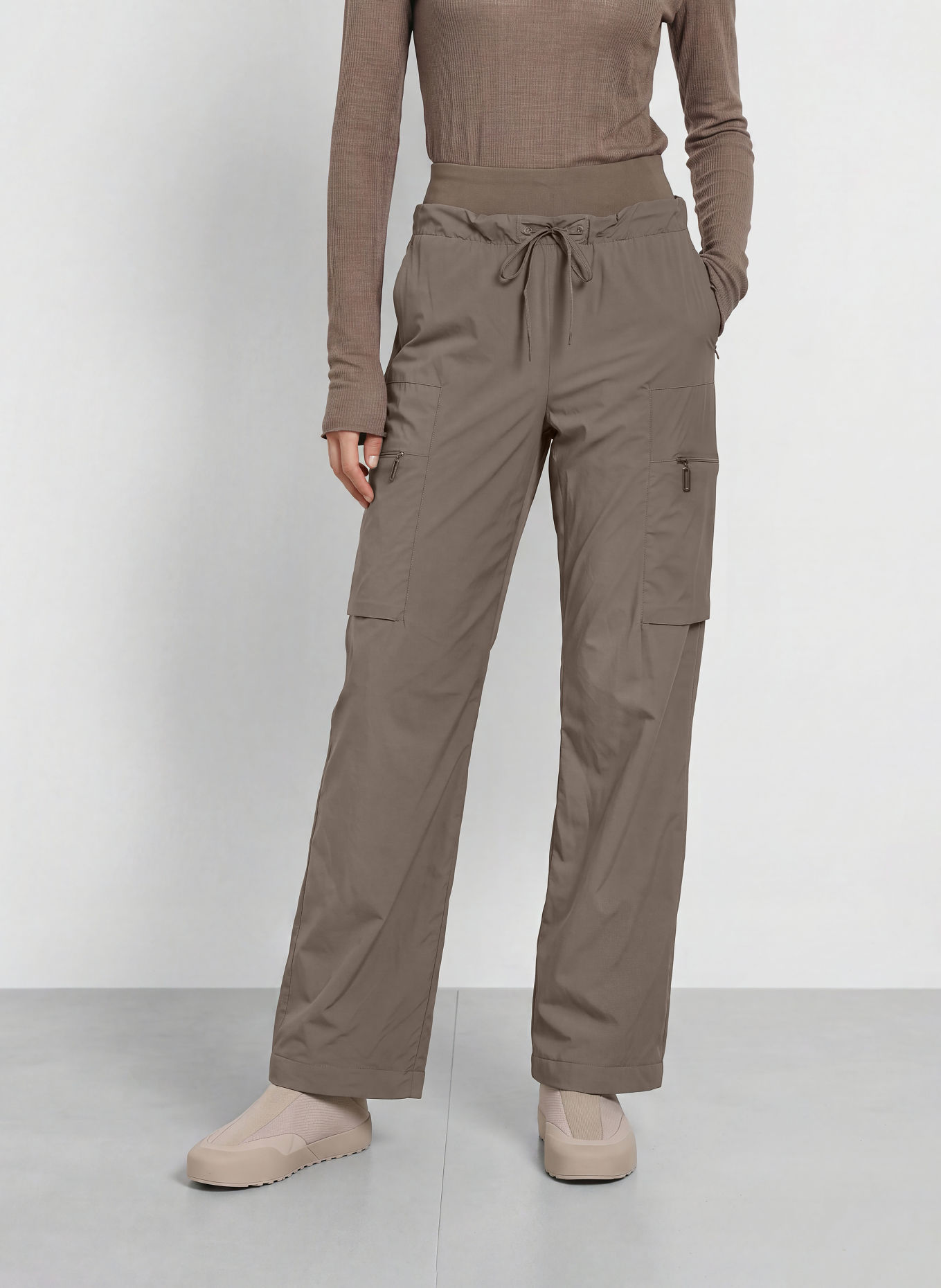 JEANNE BARET SKYE Cargo Trousers: TAUPE