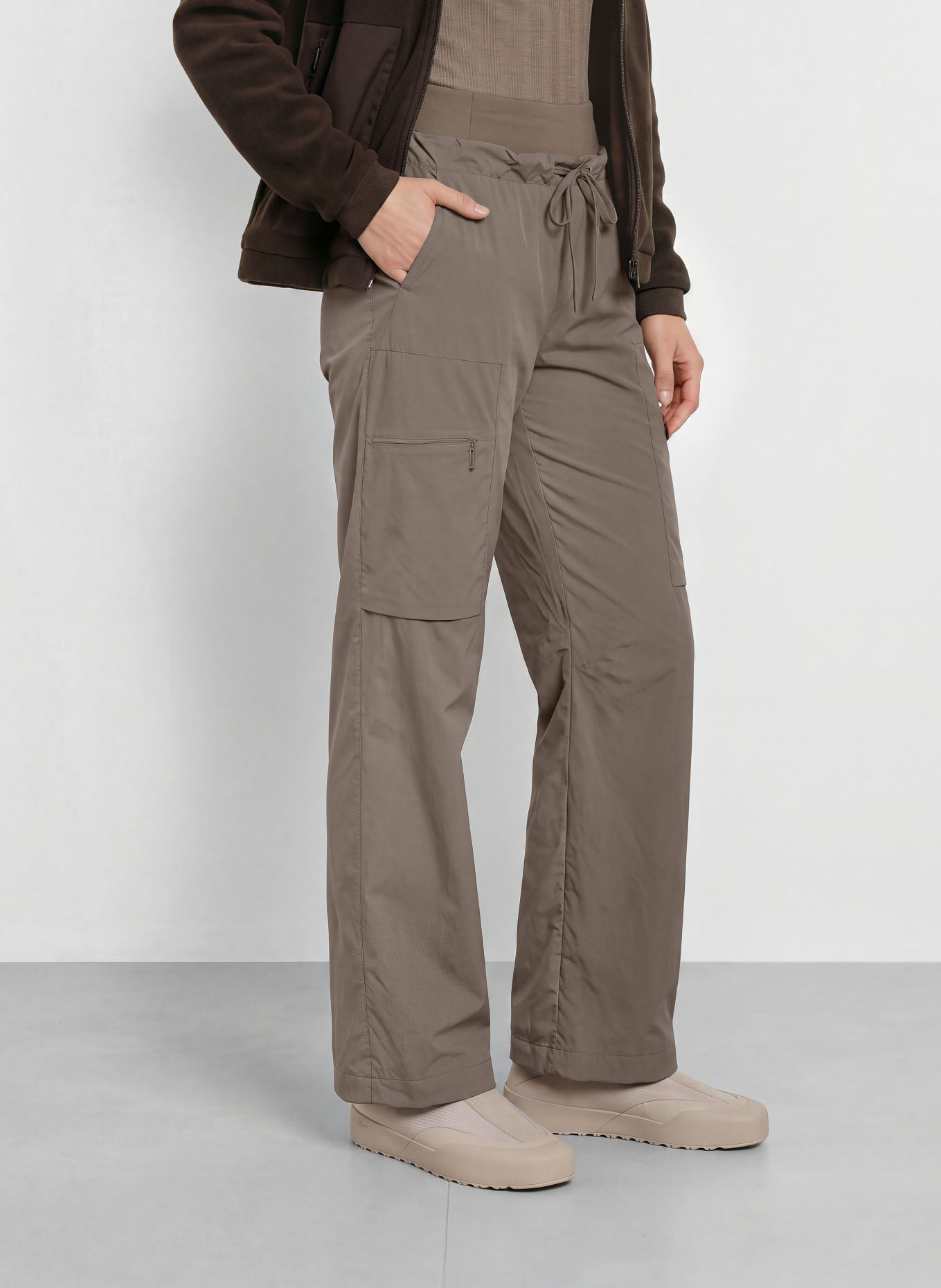 JEANNE BARET SKYE Cargo Trousers: TAUPE