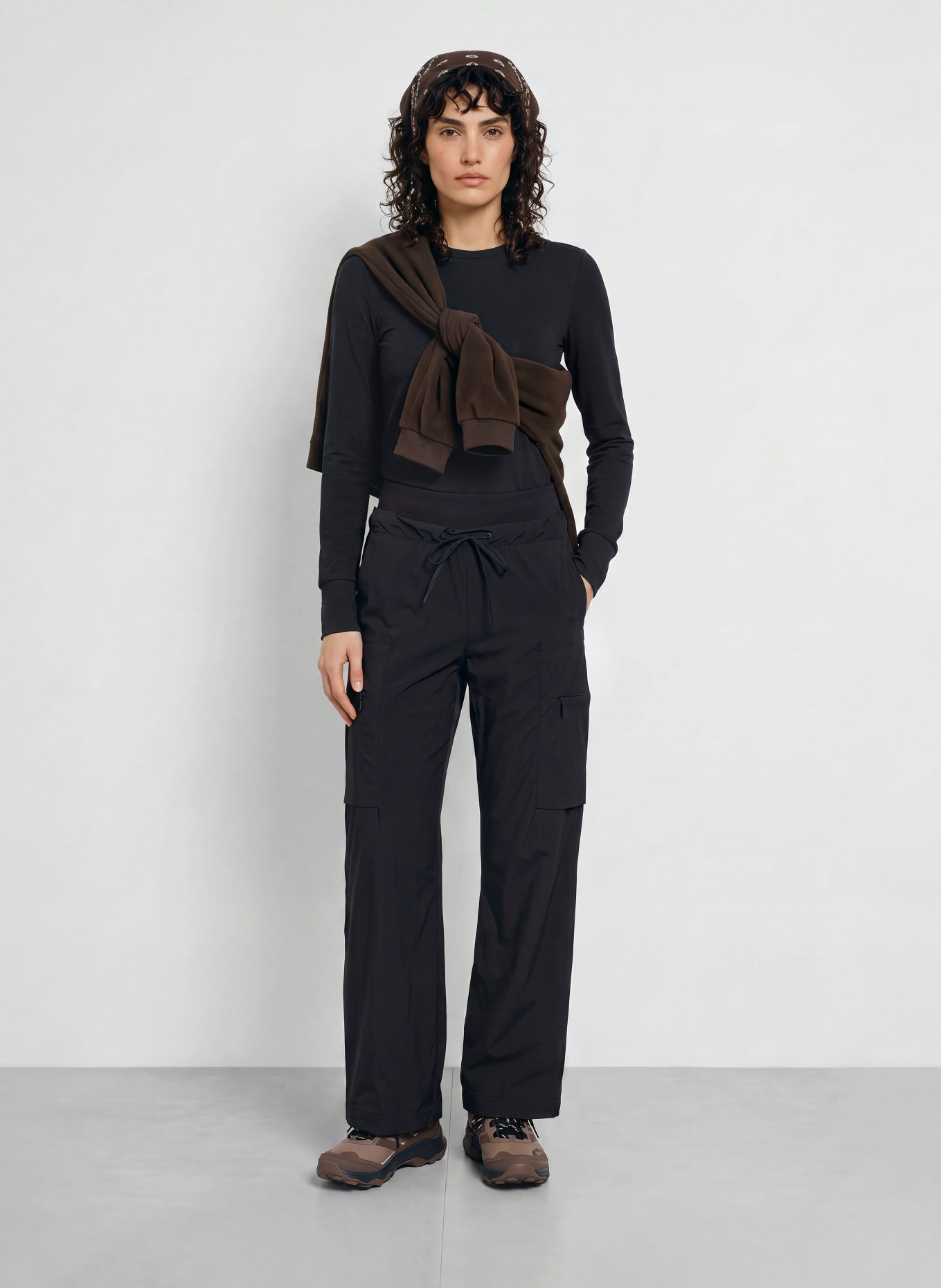 JEANNE BARET Longsleeve AURORA: SCHWARZ
