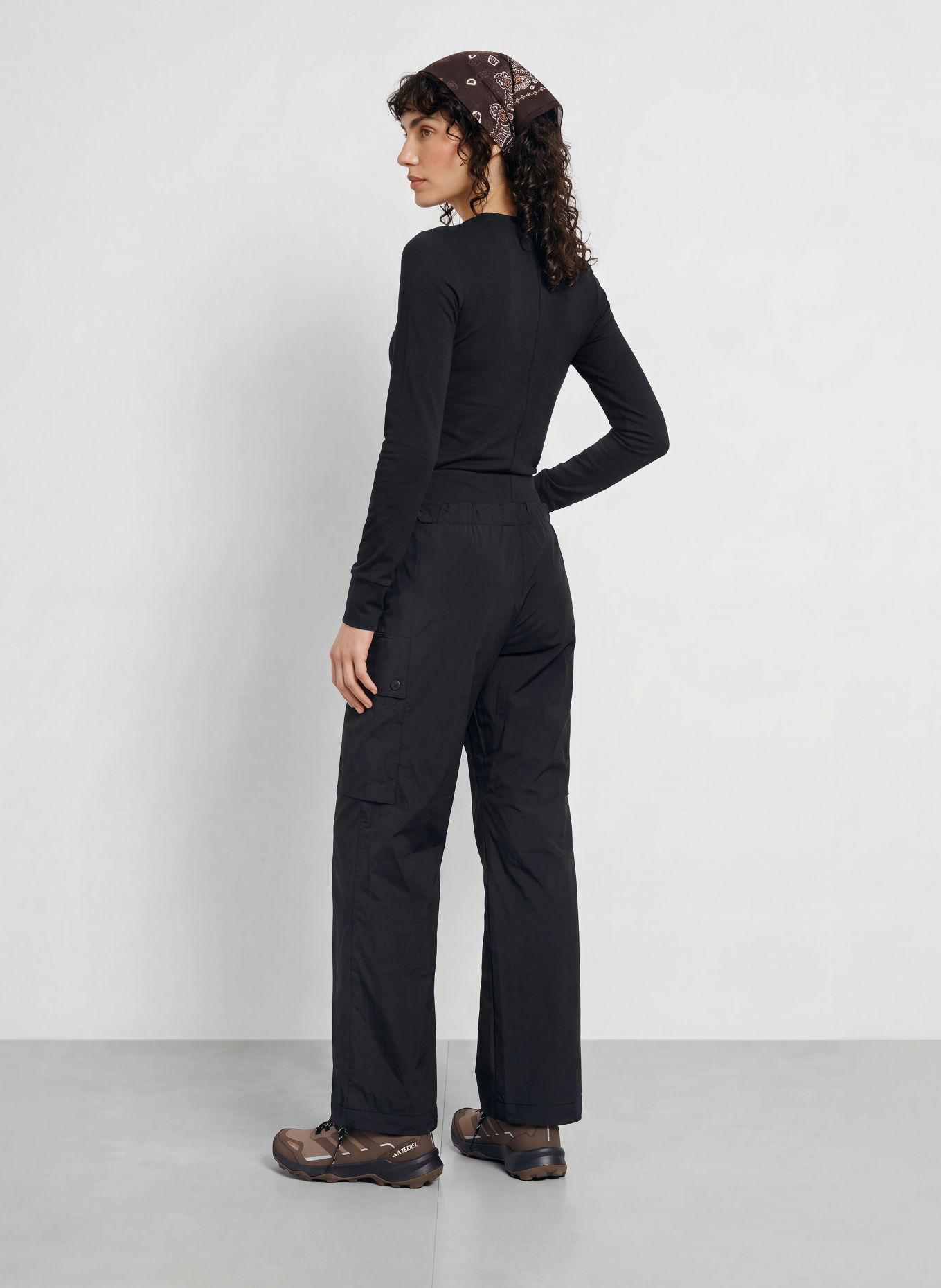 JEANNE BARET Longsleeve AURORA: SCHWARZ