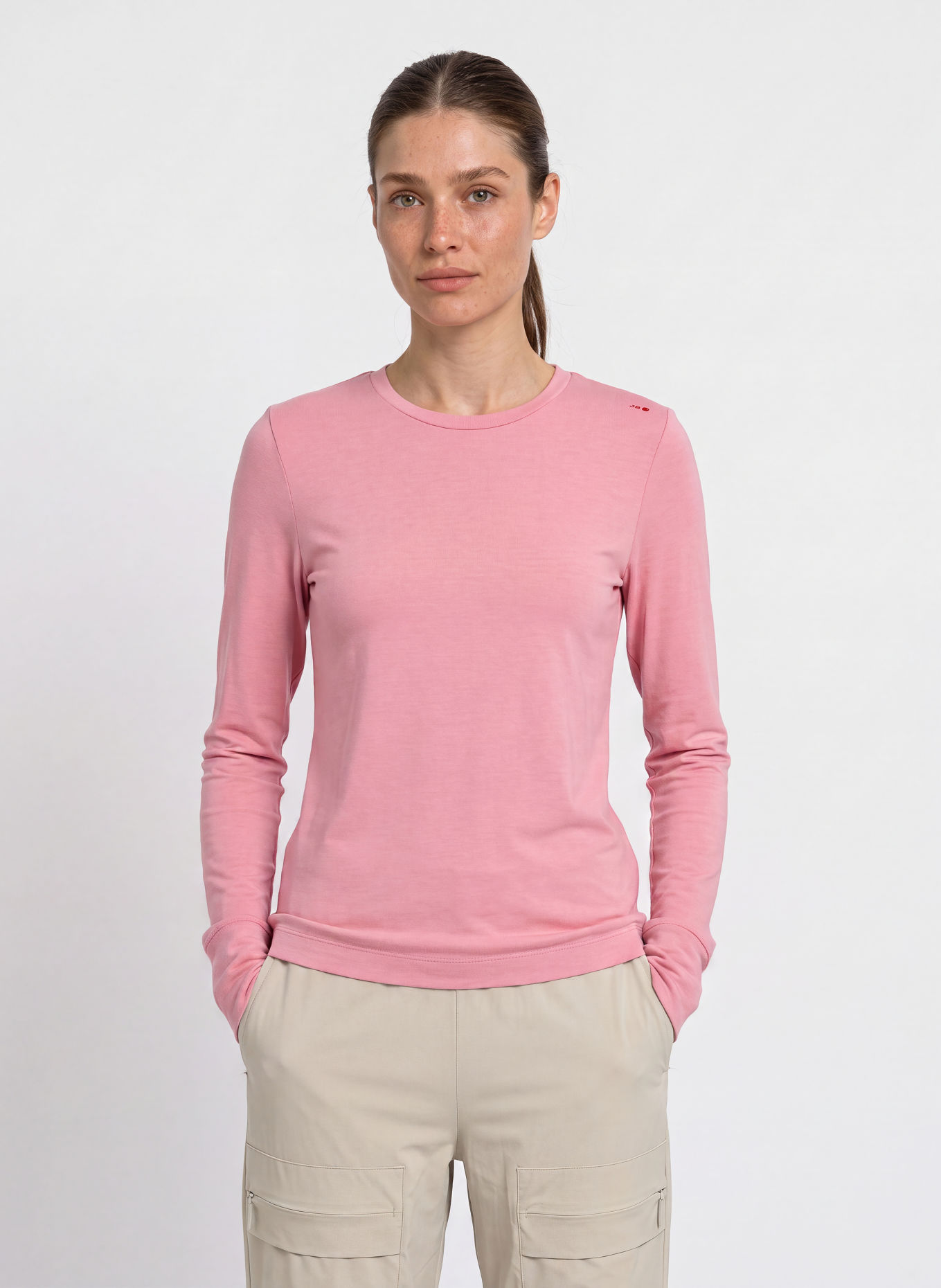 JEANNE BARET Koszulka z długim rękawem AURORA: RÓŻOWY