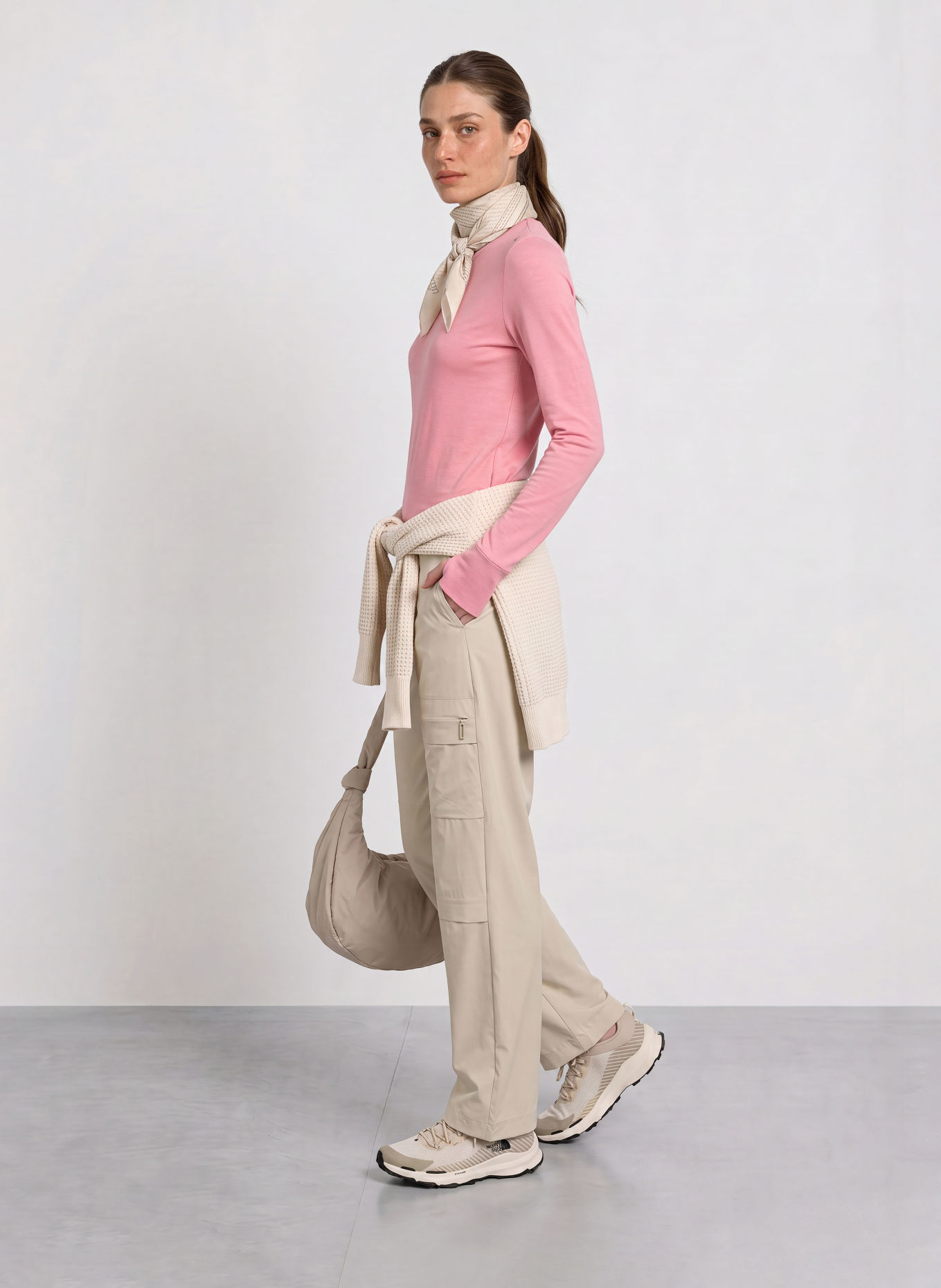 JEANNE BARET Koszulka z długim rękawem AURORA: RÓŻOWY