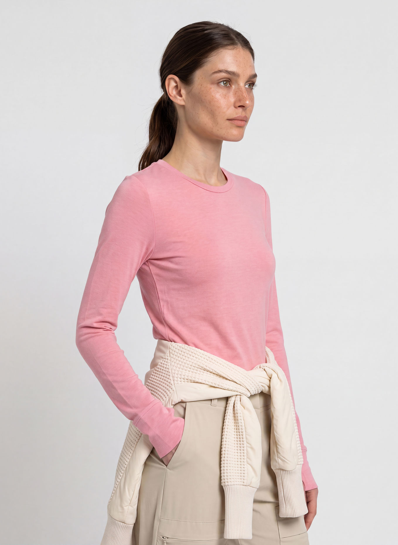 JEANNE BARET Koszulka z długim rękawem AURORA: RÓŻOWY