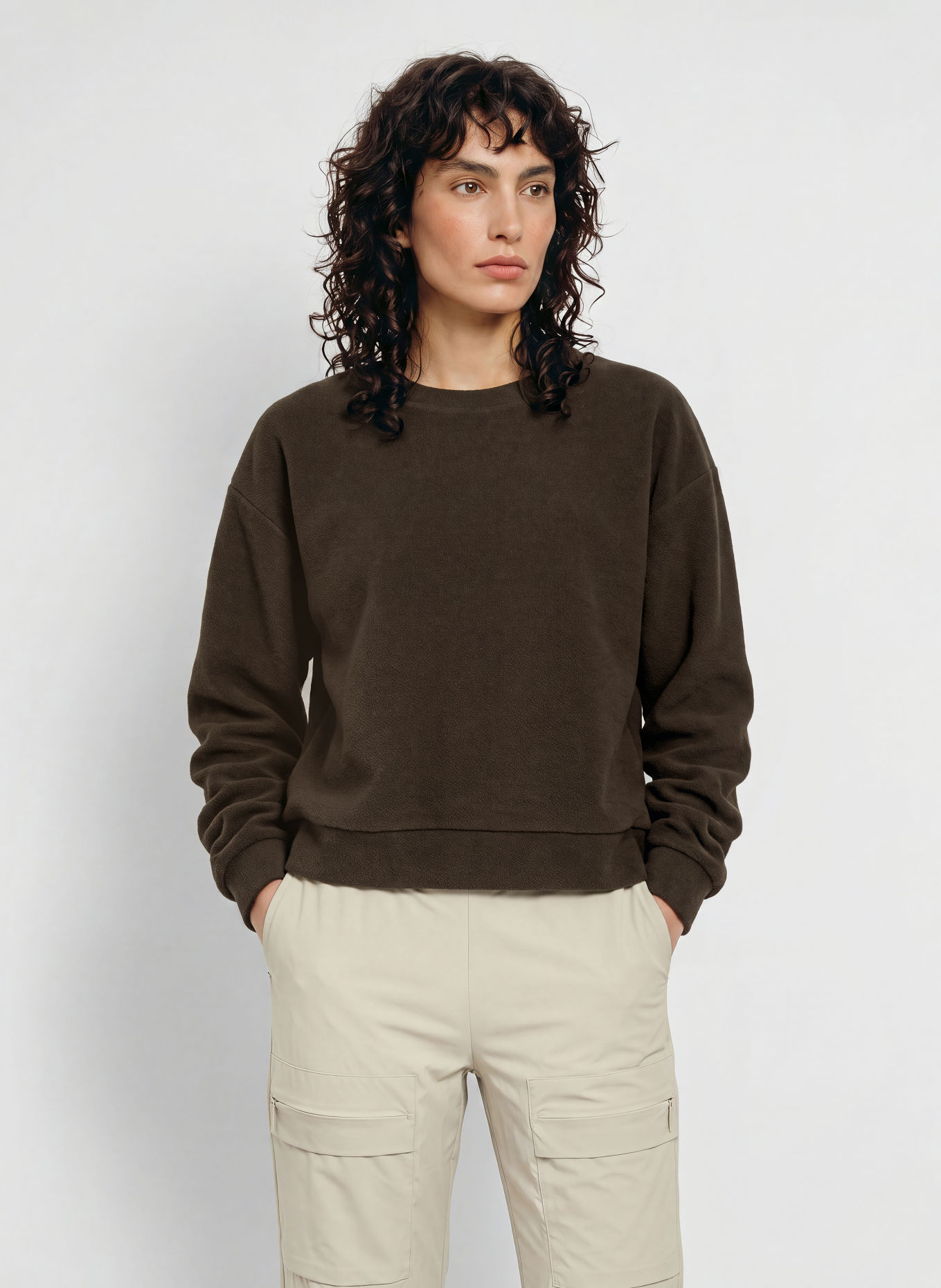 JEANNE BARET Sweatshirt TINOS: OLIV