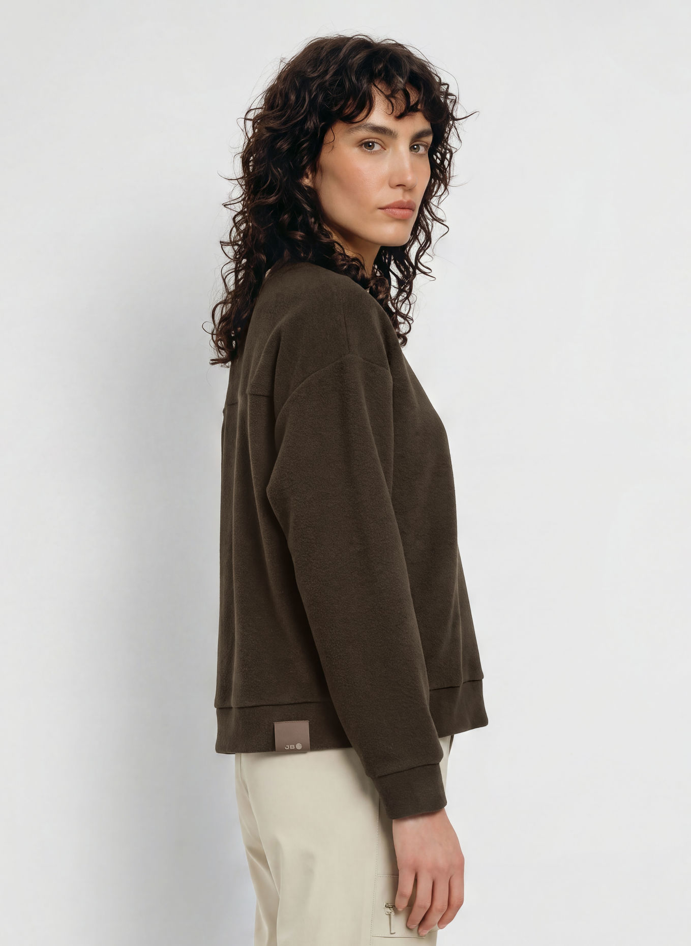 JEANNE BARET Sweatshirt TINOS: OLIV