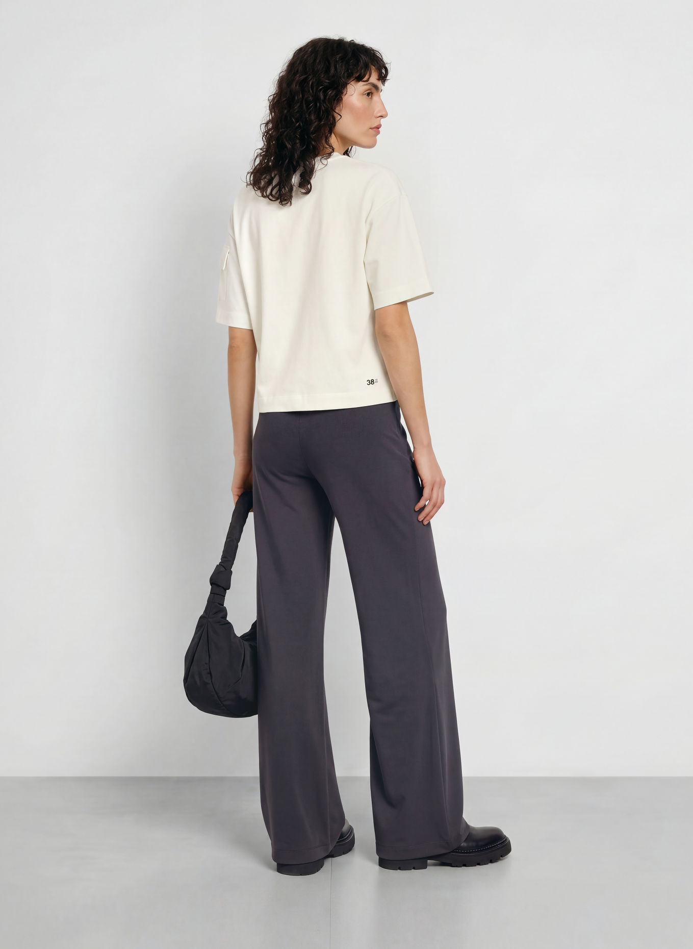 JEANNE BARET Trackpants SENJA: DONKERGRIJS