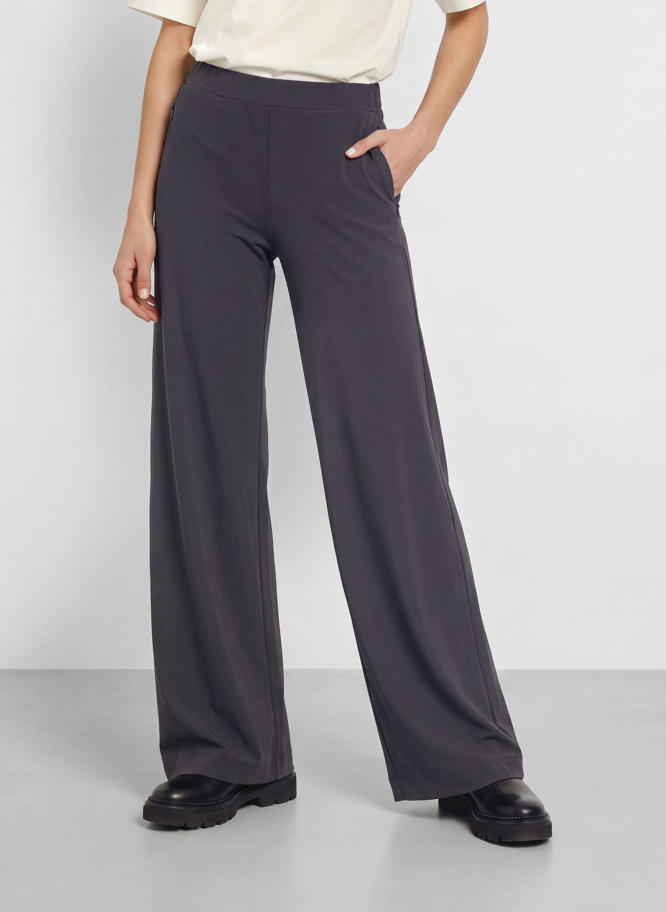 JEANNE BARET Trackpants SENJA: DONKERGRIJS