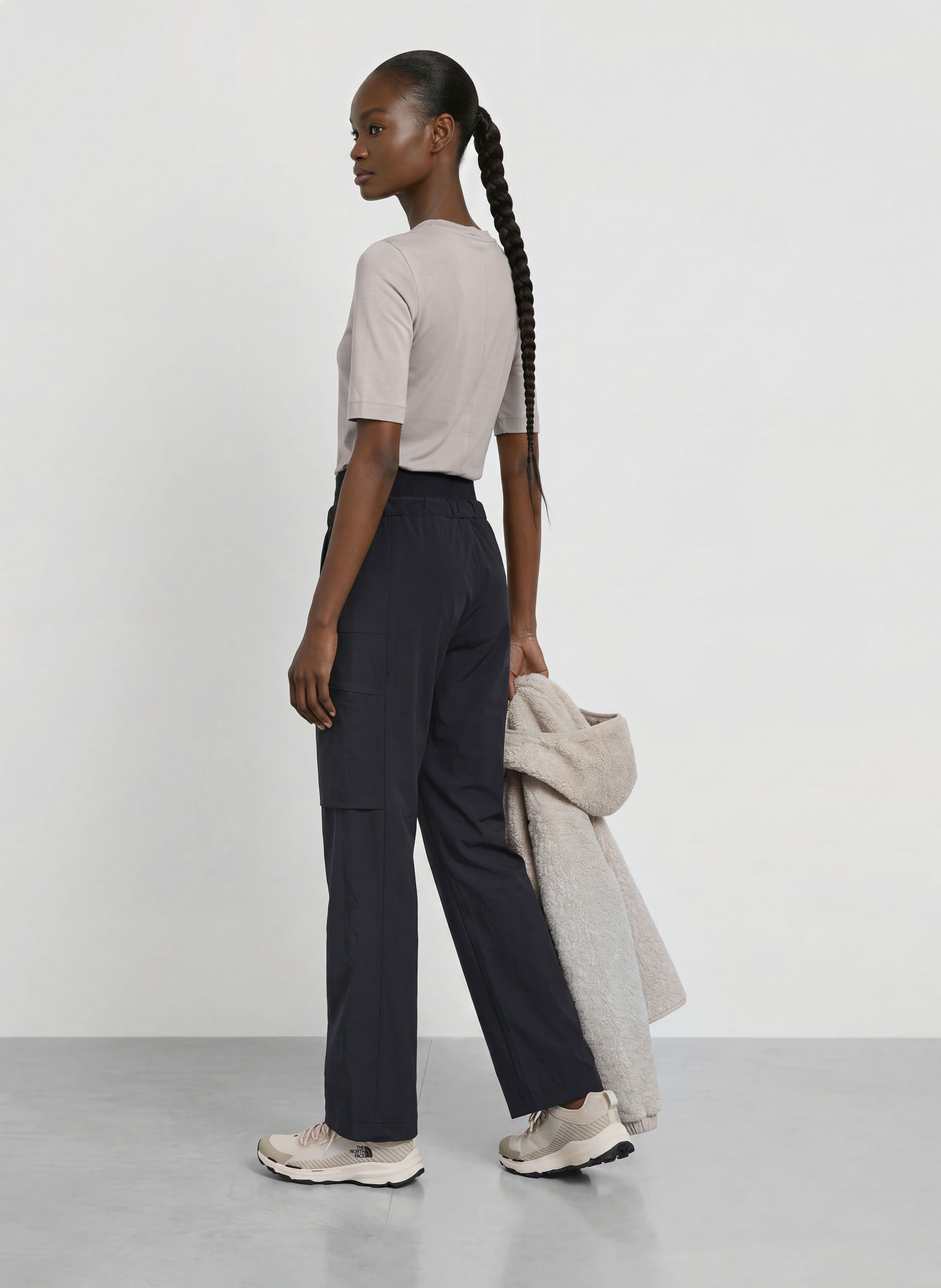 JEANNE BARET T-shirt AURORA: LICHTGRIJS