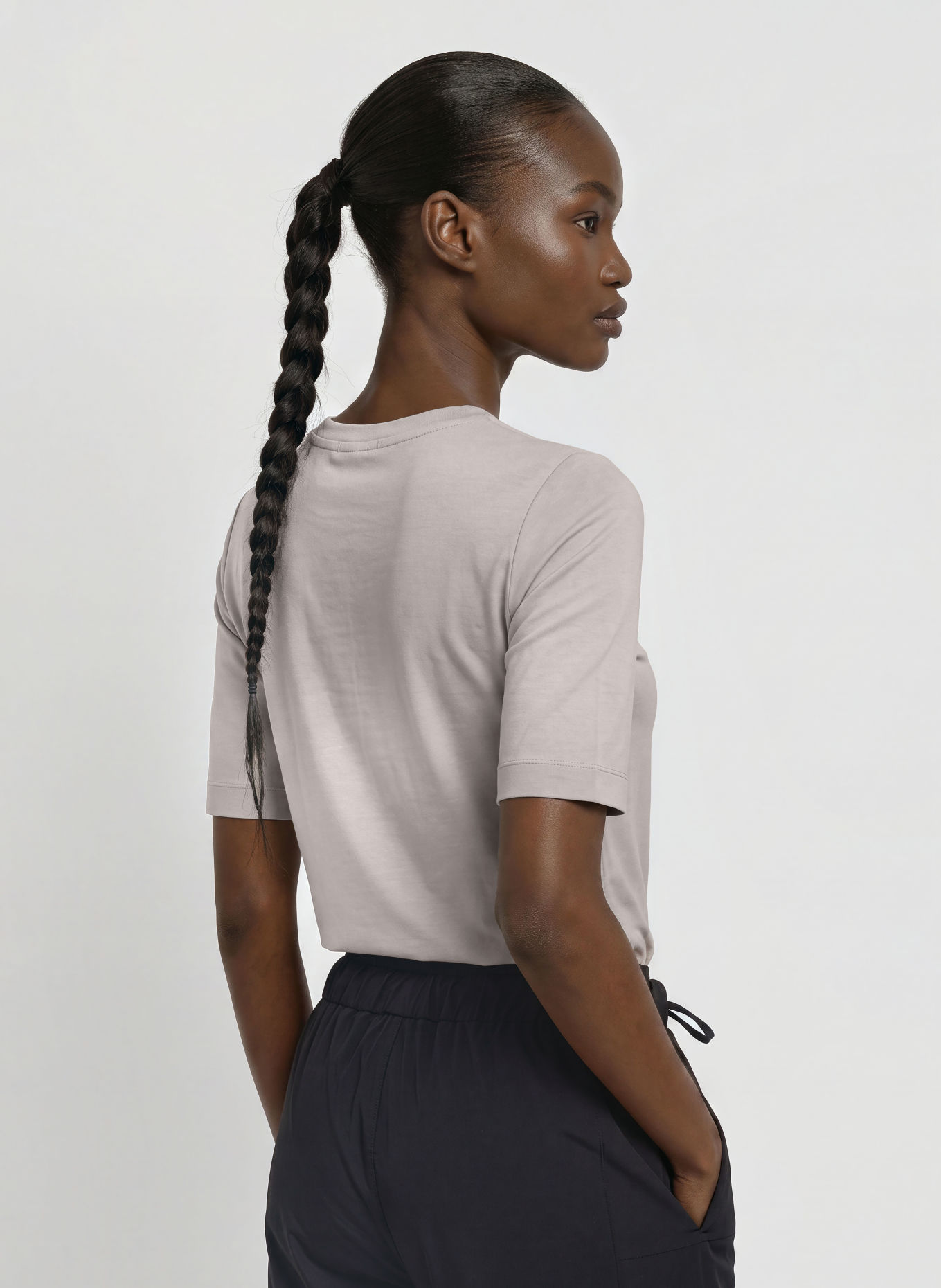 JEANNE BARET T-shirt AURORA: LICHTGRIJS