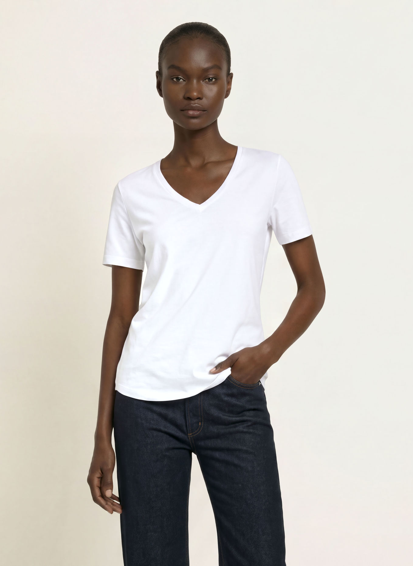 Stefan Brandt T-shirt CLARA: WIT